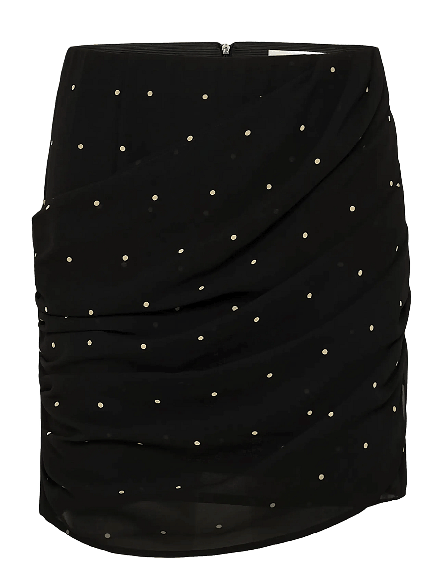 Gestuz - GZdorthie P HW skirt - korte nederdele - khaki dot - 1