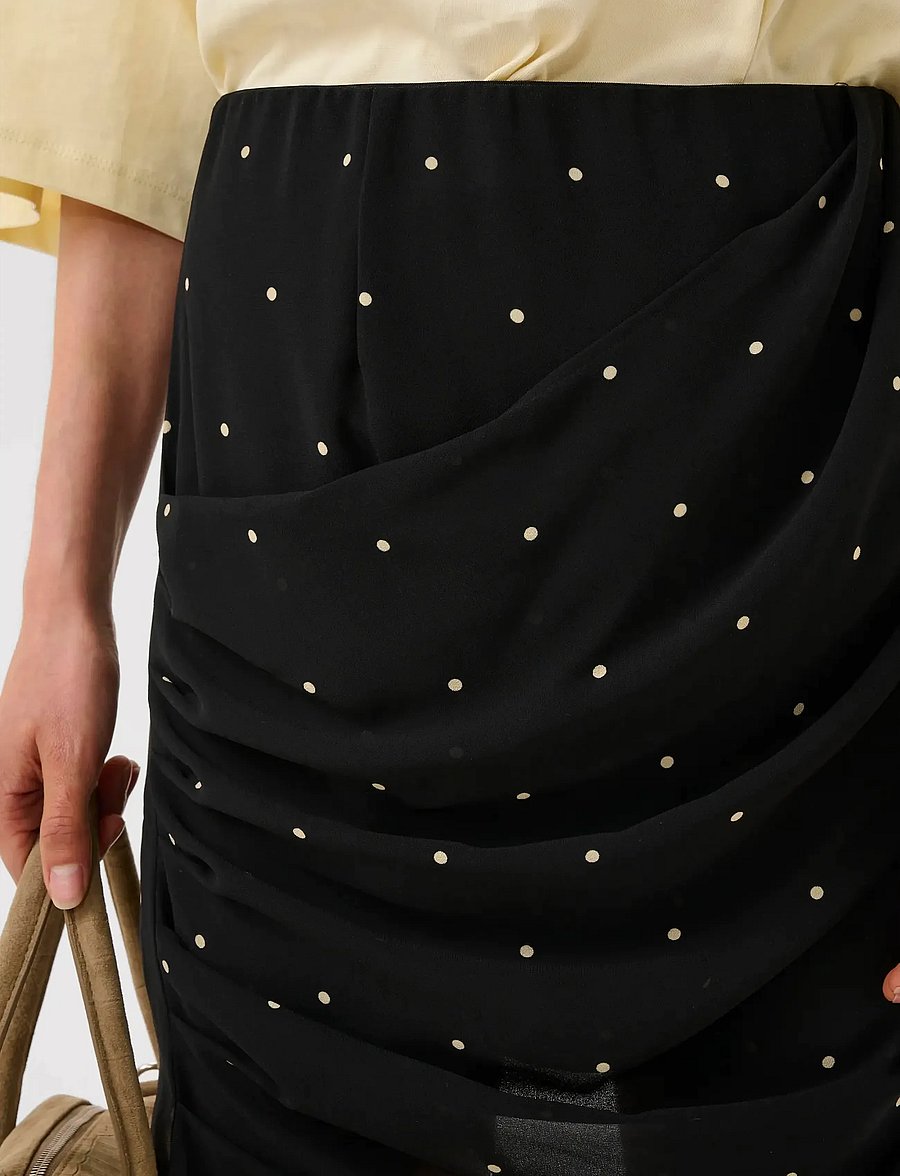 Gestuz - GZdorthie P HW skirt - korte nederdele - khaki dot - 5