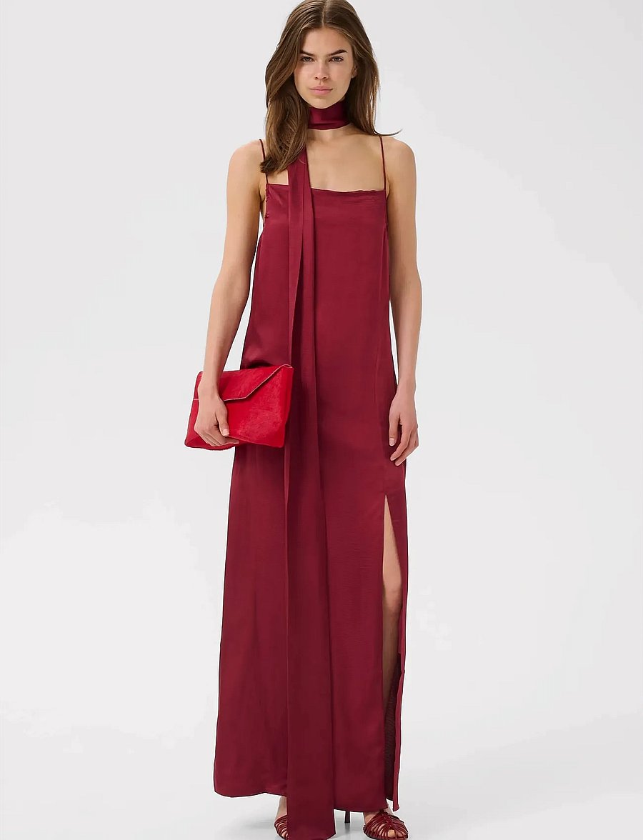 Gestuz - GZsirwa long dress - abendkleider - cabernet - 0