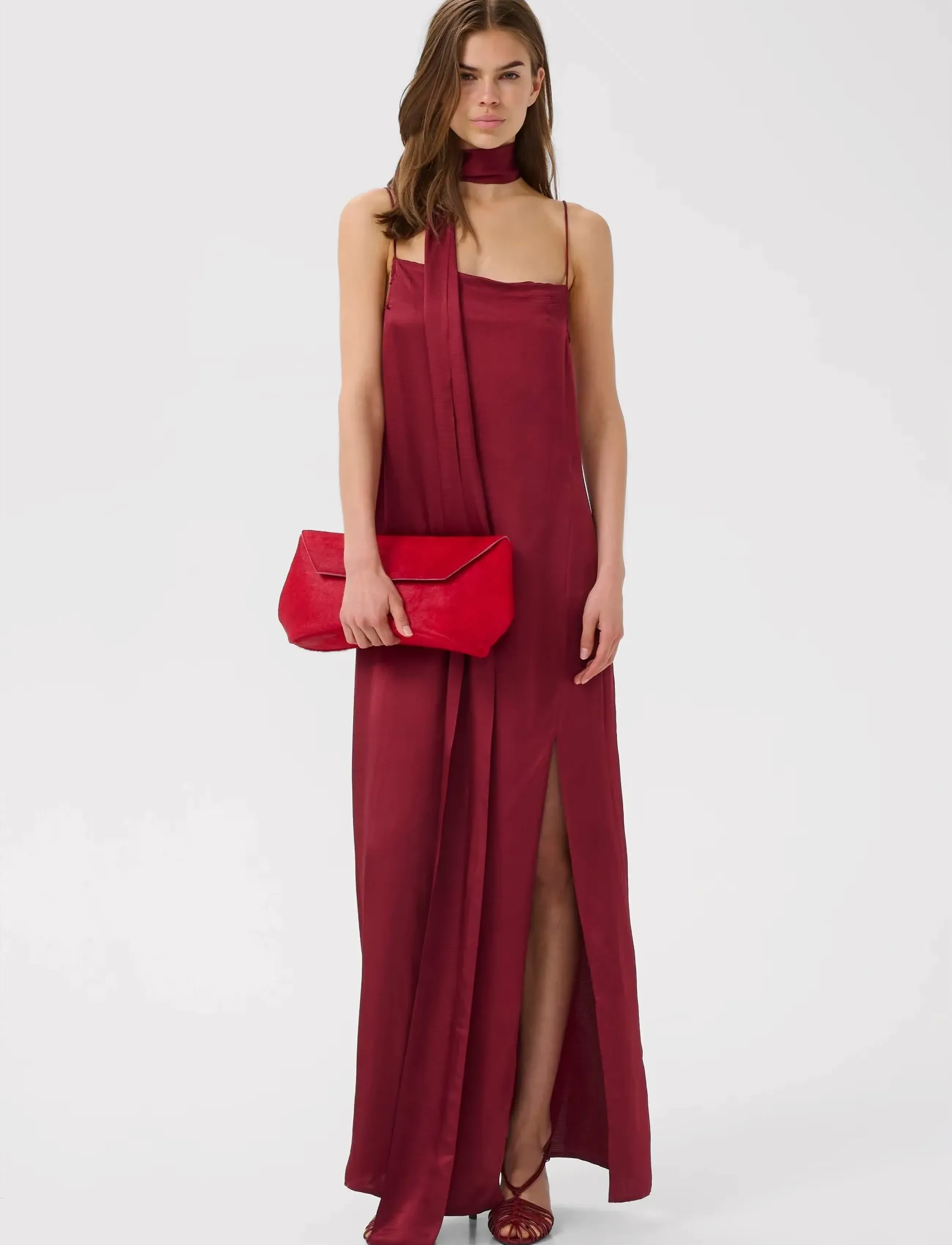 Gestuz - GZsirwa long dress - Õhtukleidid - cabernet - 3