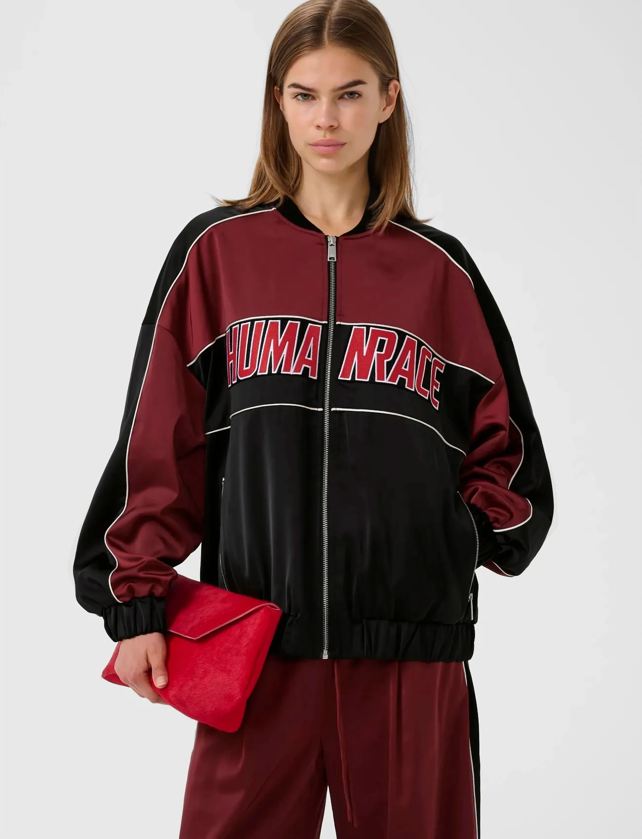 Gestuz GZtracey jacket - Transitional Layering - CABERNET / black
