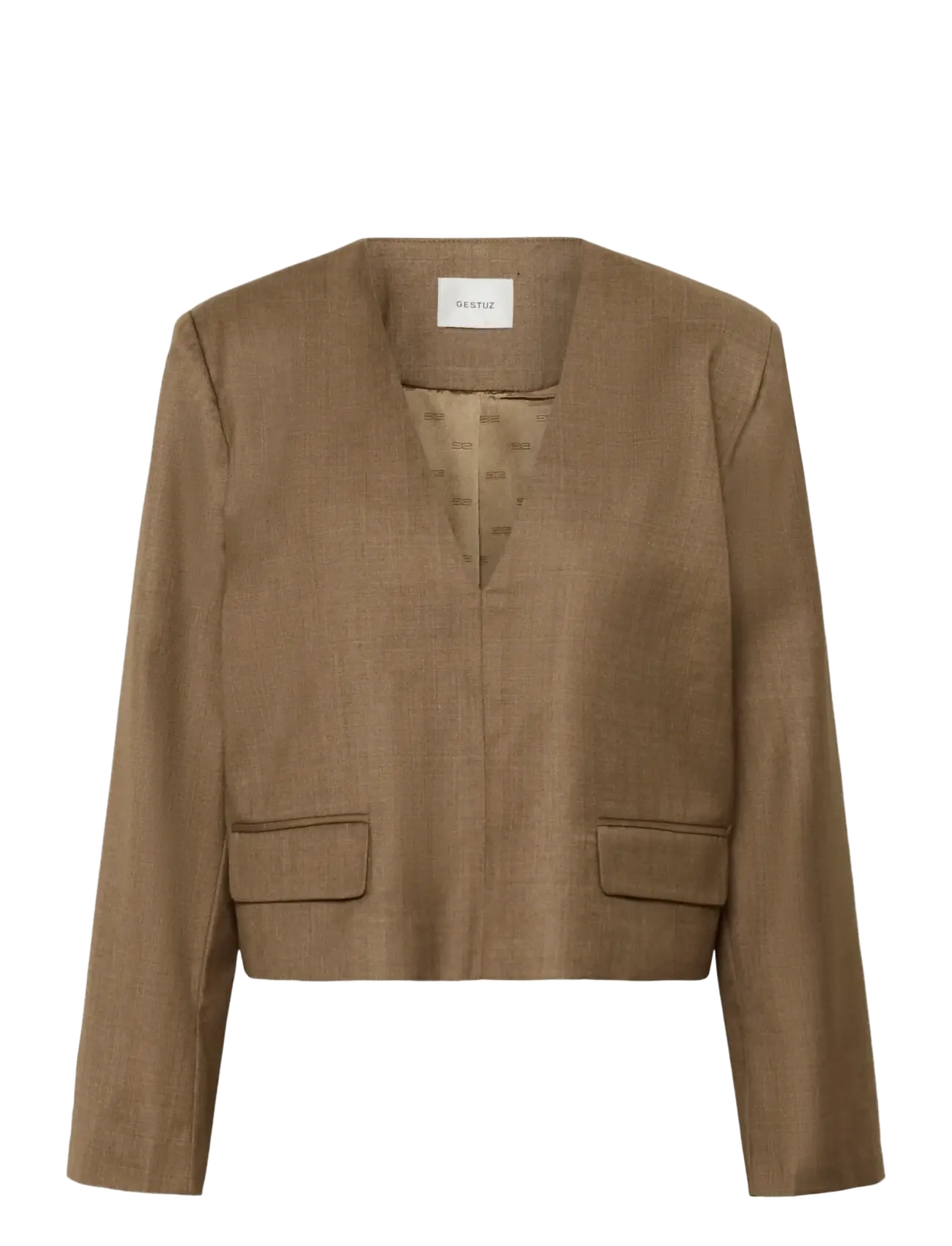 Gestuz GZschany blouse - Transitional Layering - ERMINE / brown