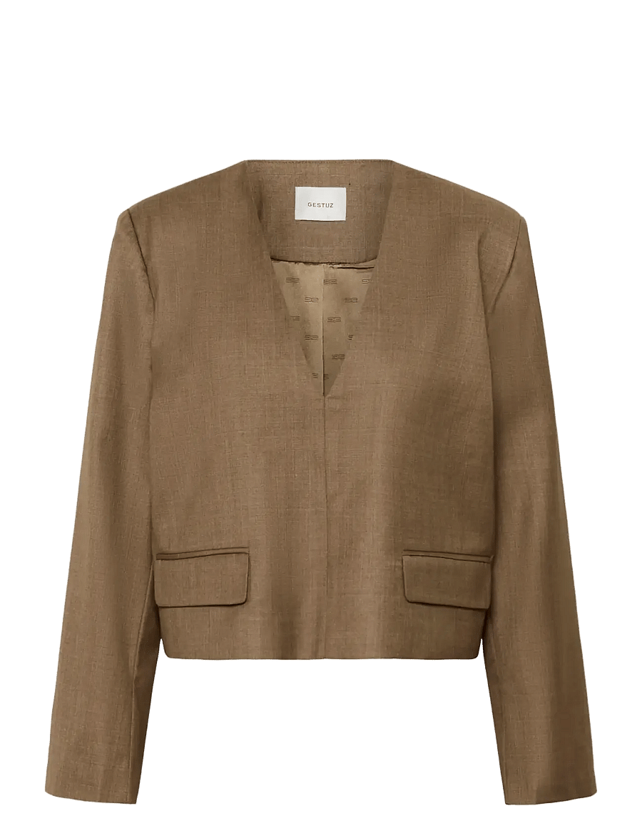 Gestuz - GZschany blouse - langärmelige blusen - ermine - 1