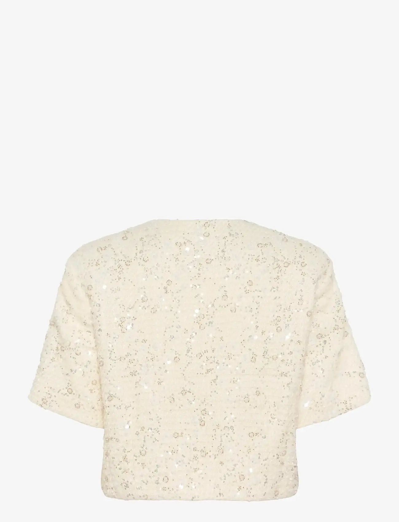 Gestuz - GZchanaya SS jacket - forårsjakker - off white pearls - 2