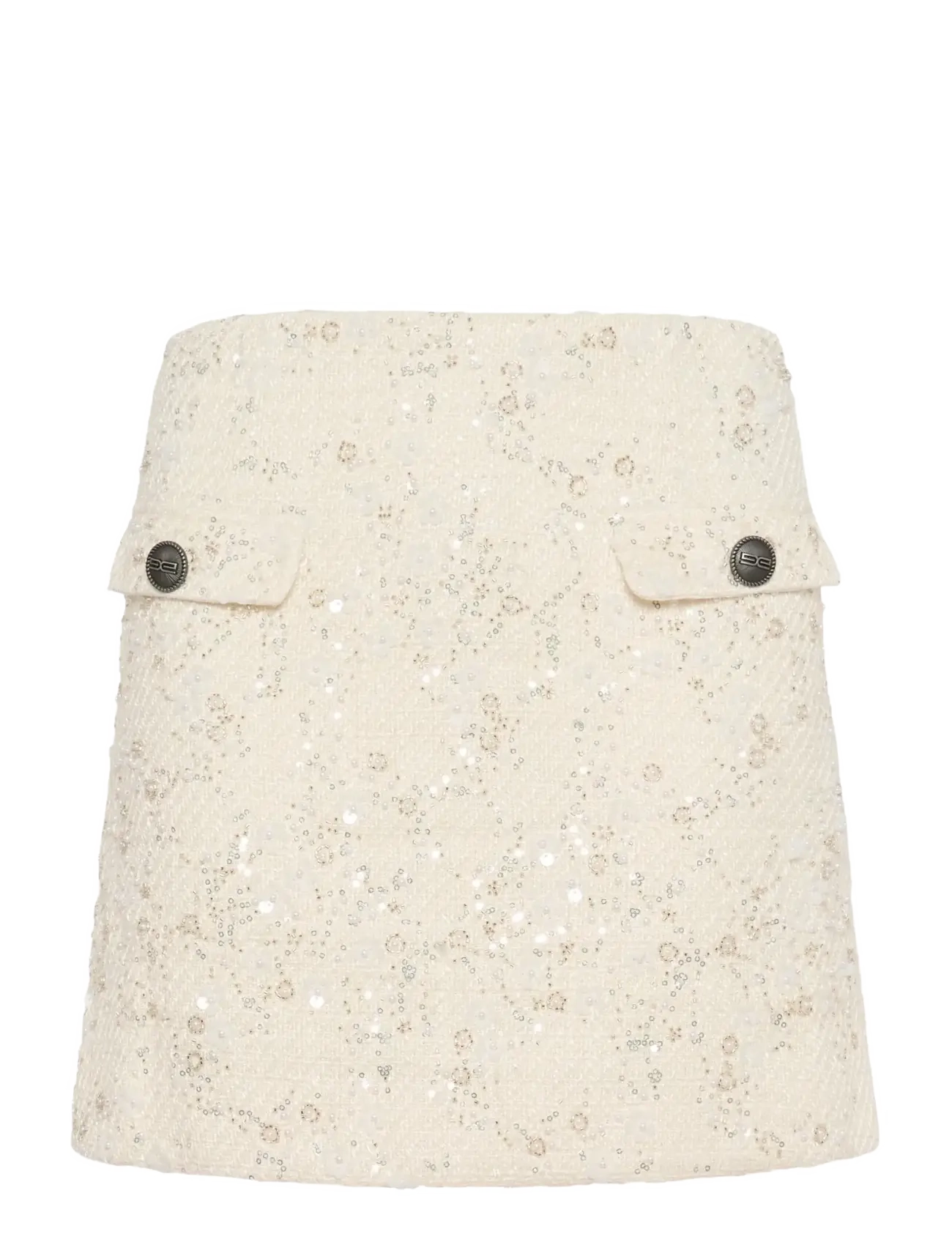 Gestuz GZchanaya MW skirt - Konfirmation - OFF WHITE PEARLS / cream
