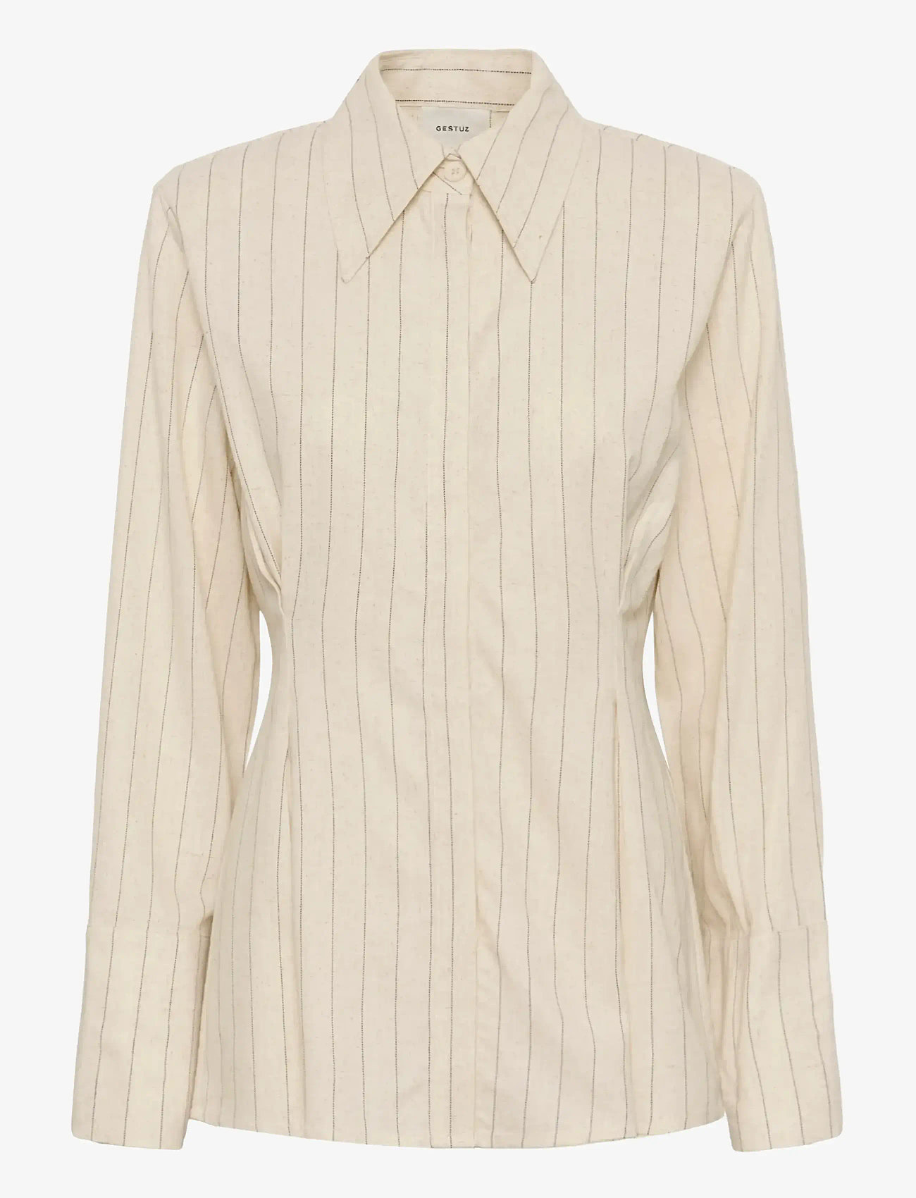 Gestuz - GZtascha shirt - langärmlige hemden - frozen dew pinstripe - 1