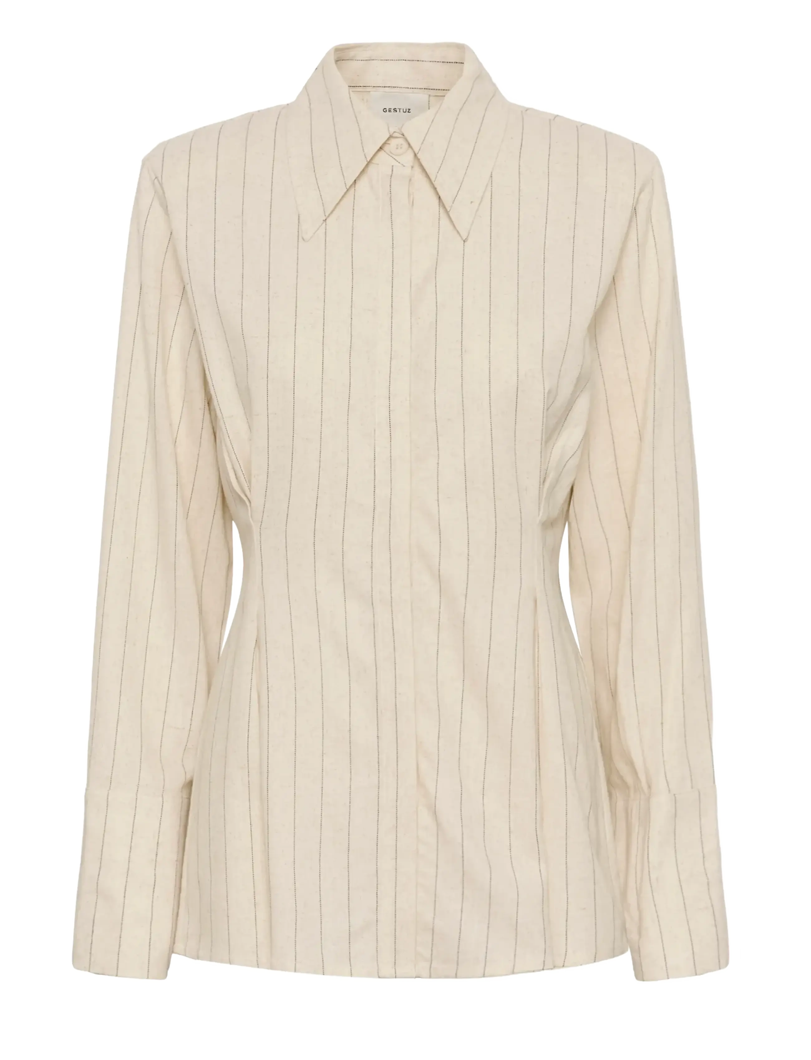 Gestuz GZtascha shirt - Gestuz - FROZEN DEW PINSTRIPE / cream