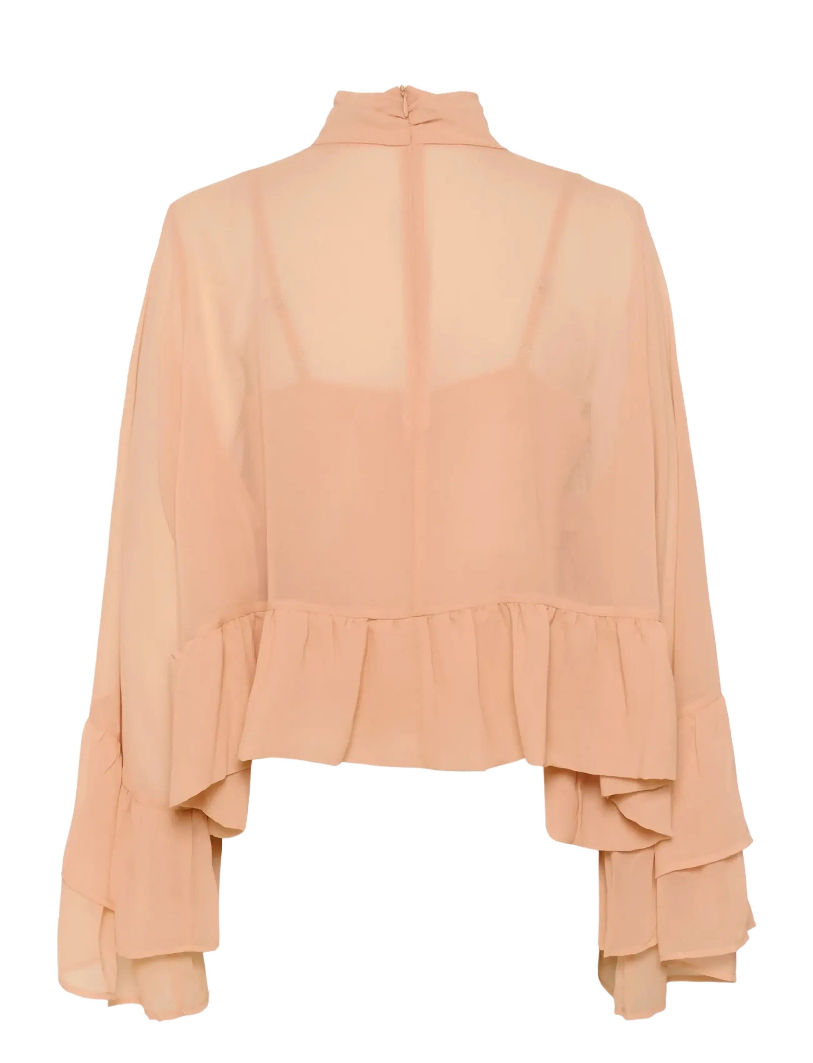 Gestuz - GZchiffany blouse - blūzes ar garām piedurknēm - maple sugar - 2