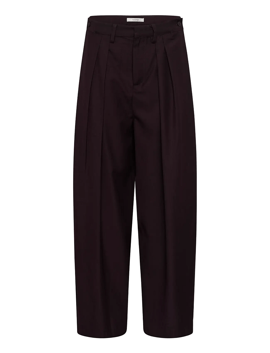 Gestuz - GZschany MW pants - kostymbyxor - deep plum - 0
