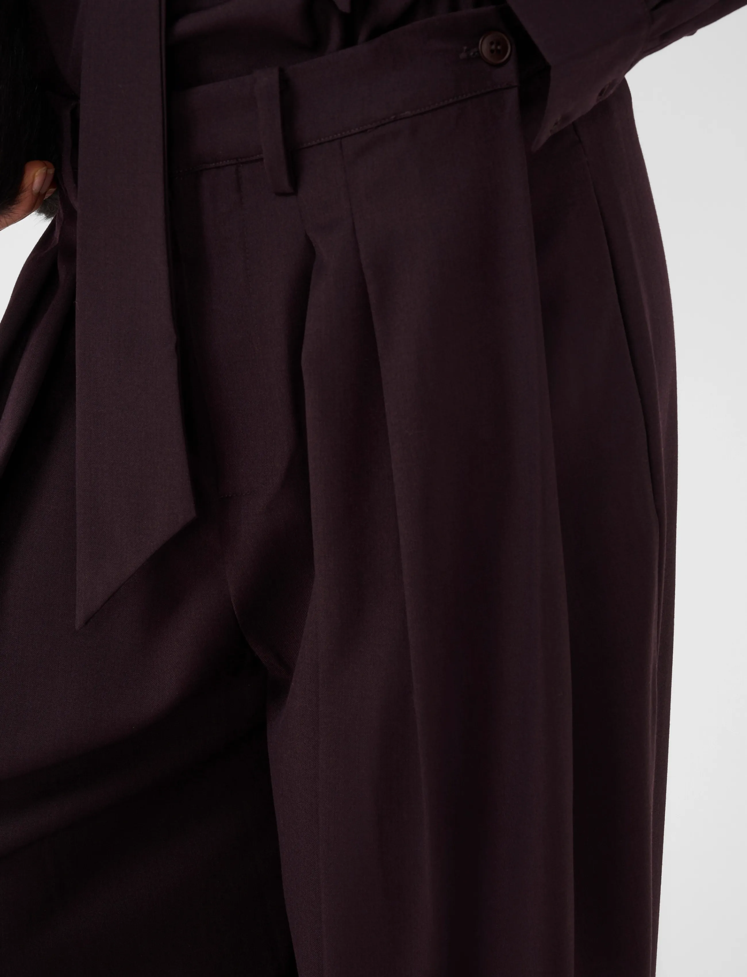 Gestuz - GZschany MW pants - habitbukser - deep plum - 3