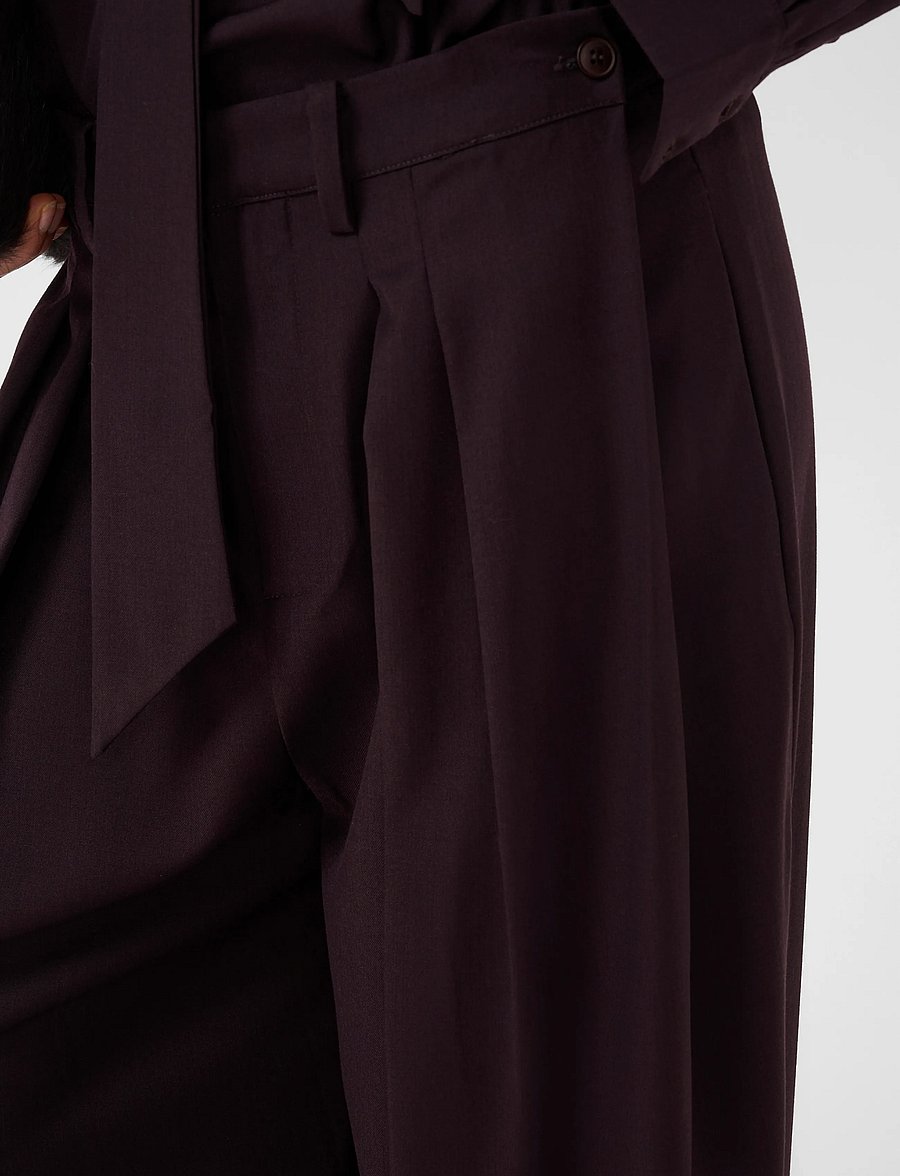 Gestuz - GZschany MW pants - kostymbyxor - deep plum - 3