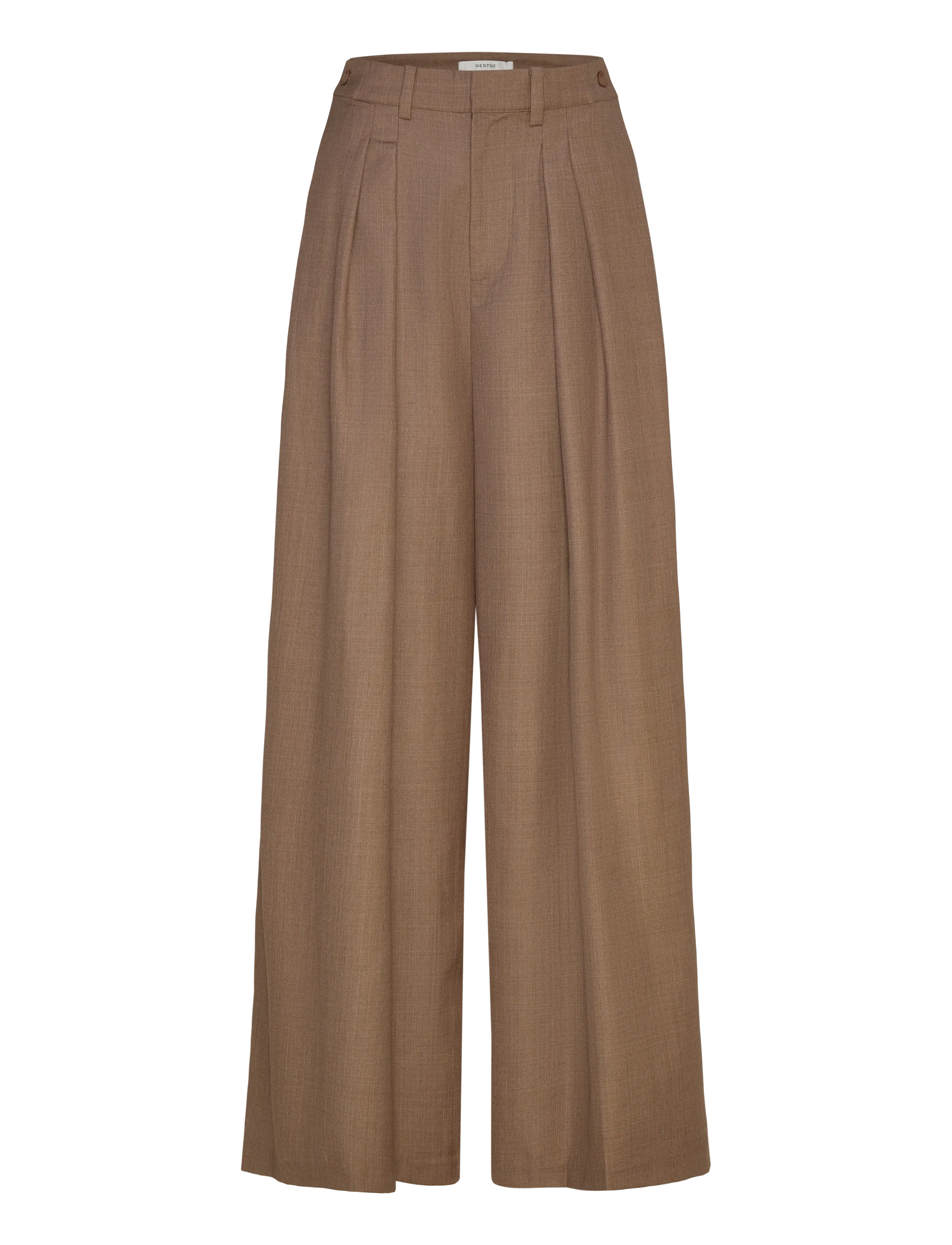 Gestuz GZschany MW pants - Hosen - ERMINE / brown
