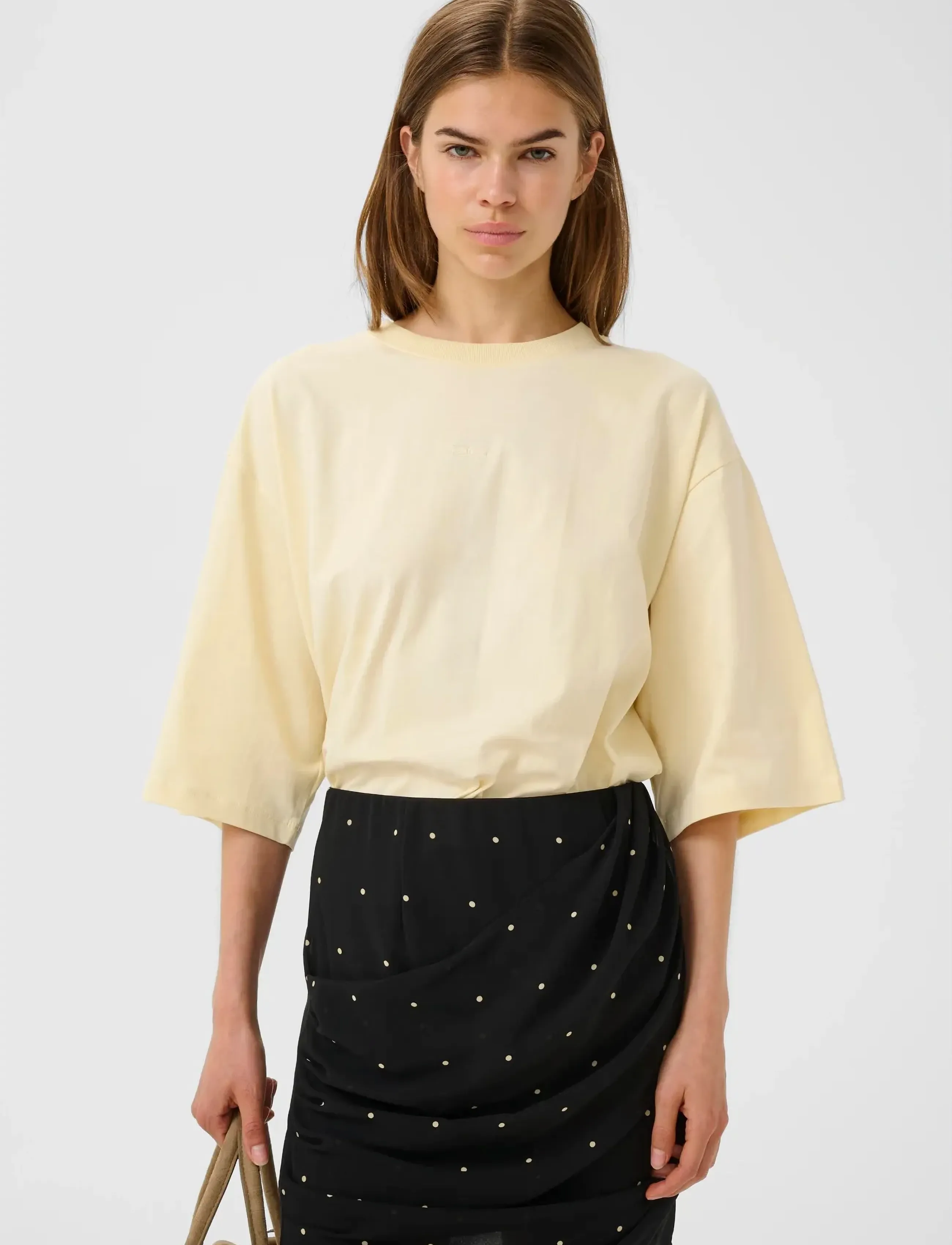 Gestuz GZtamu tee - T-shirts - FROZEN DEW / yellow