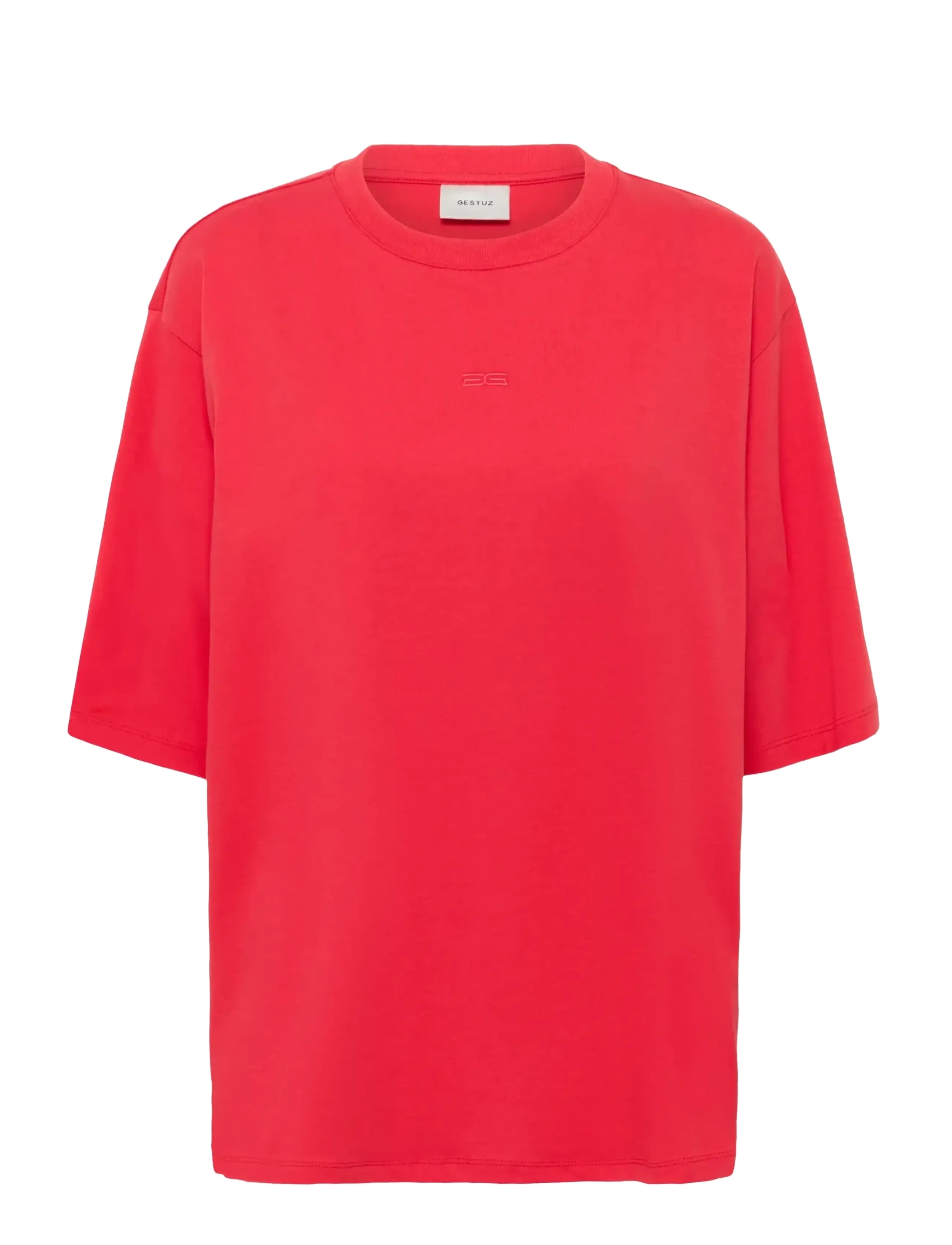 Gestuz GZtamu tee - T-shirts & Tops - TOMATO / red