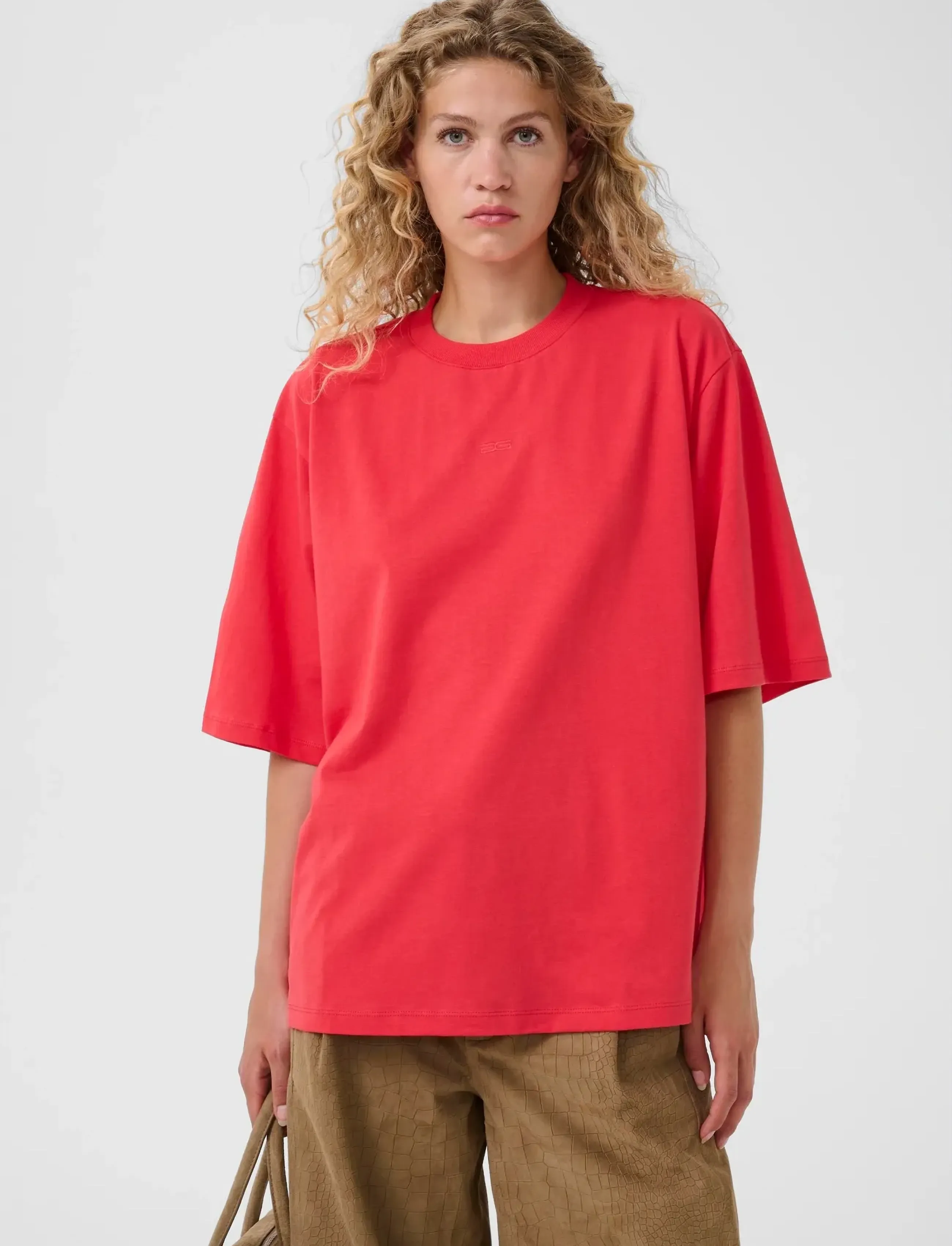 Gestuz GZtamu tee - T-shirts & Toppe - TOMATO / red