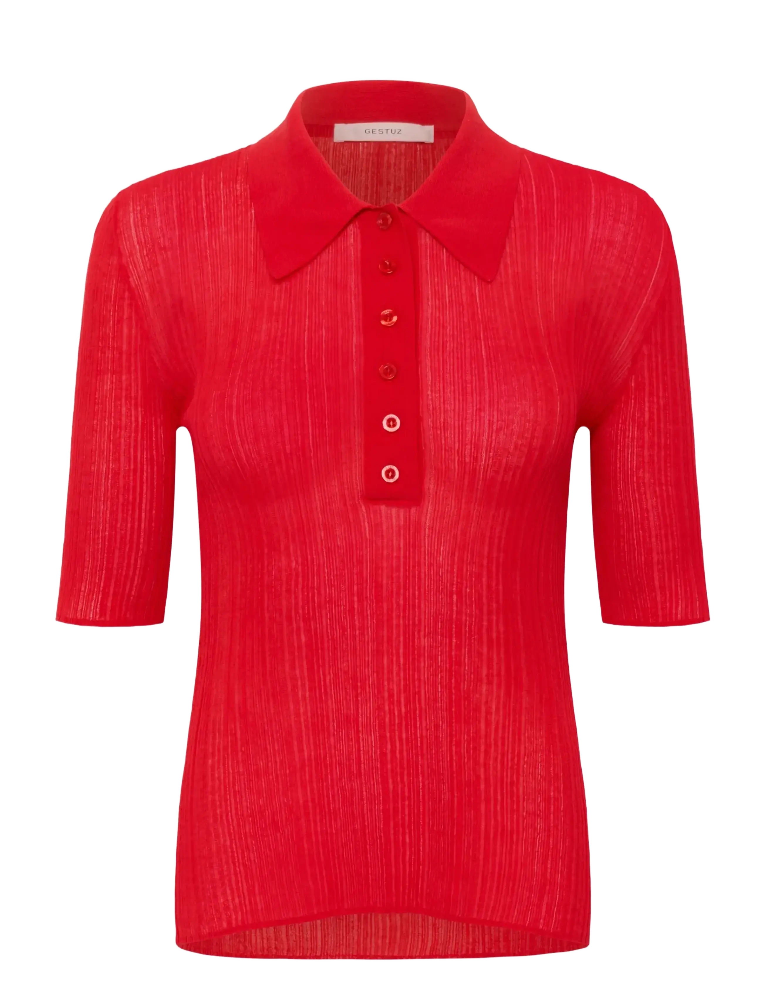 Gestuz GZclene top - Kläder - TOMATO / red