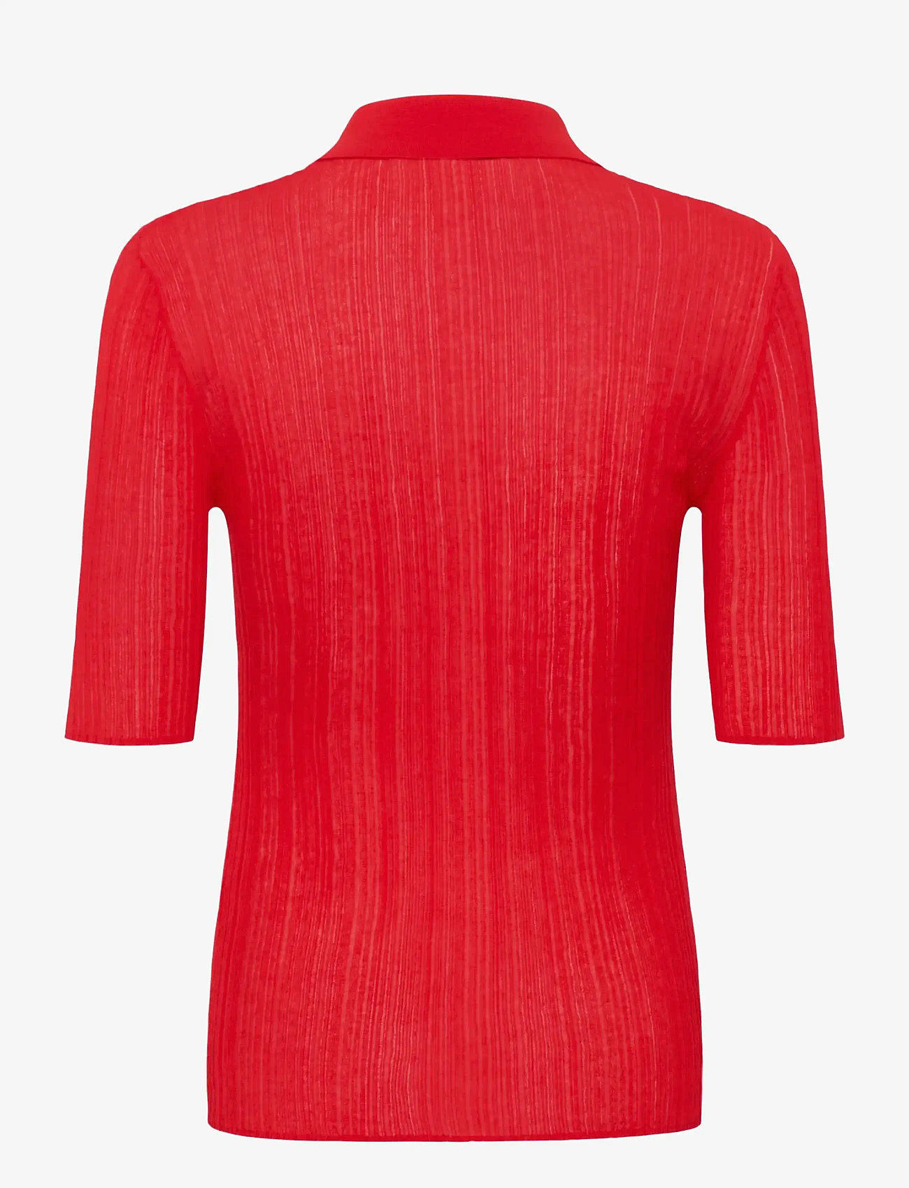 Gestuz - GZclene top - poloshirts - tomato - 2