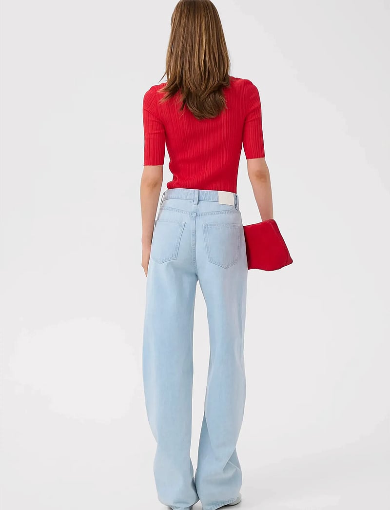 Gestuz - GZclene top - poloshirts - tomato - 4