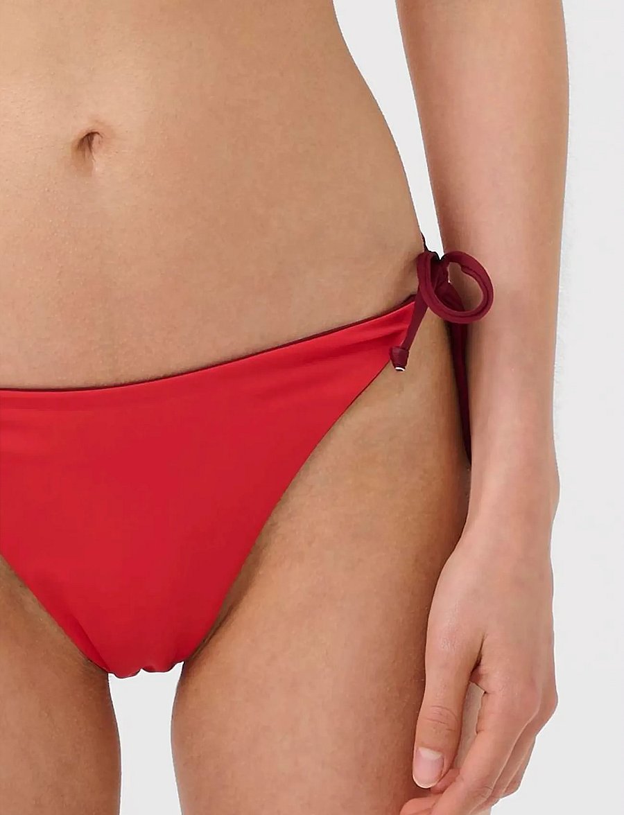 Gestuz - GZtenna bikini bottom - side tie bikinier - cabernet - 5