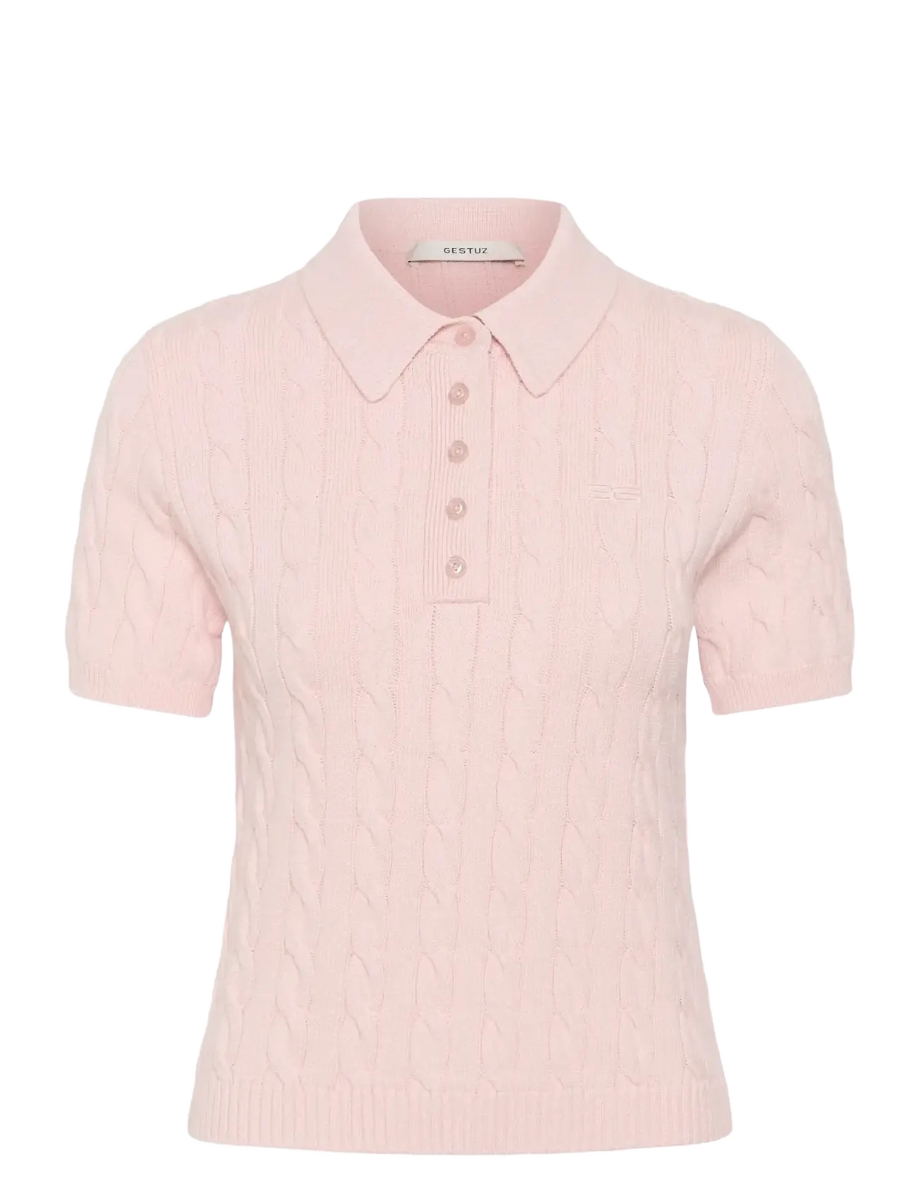 Gestuz GZthilla polo pullover - Stickat - BALLET SLIPPER / pink/rose