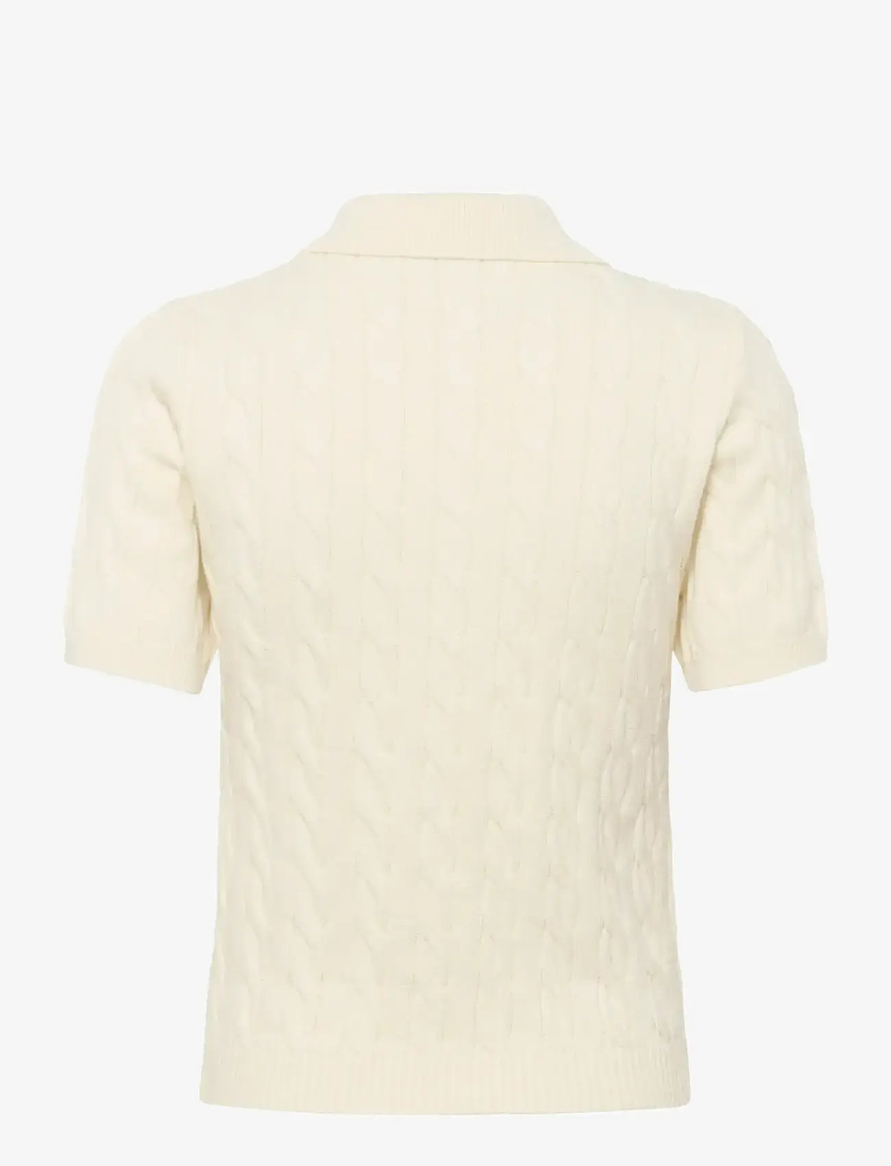 Gestuz - GZthilla polo pullover - jumpers - egret - 2