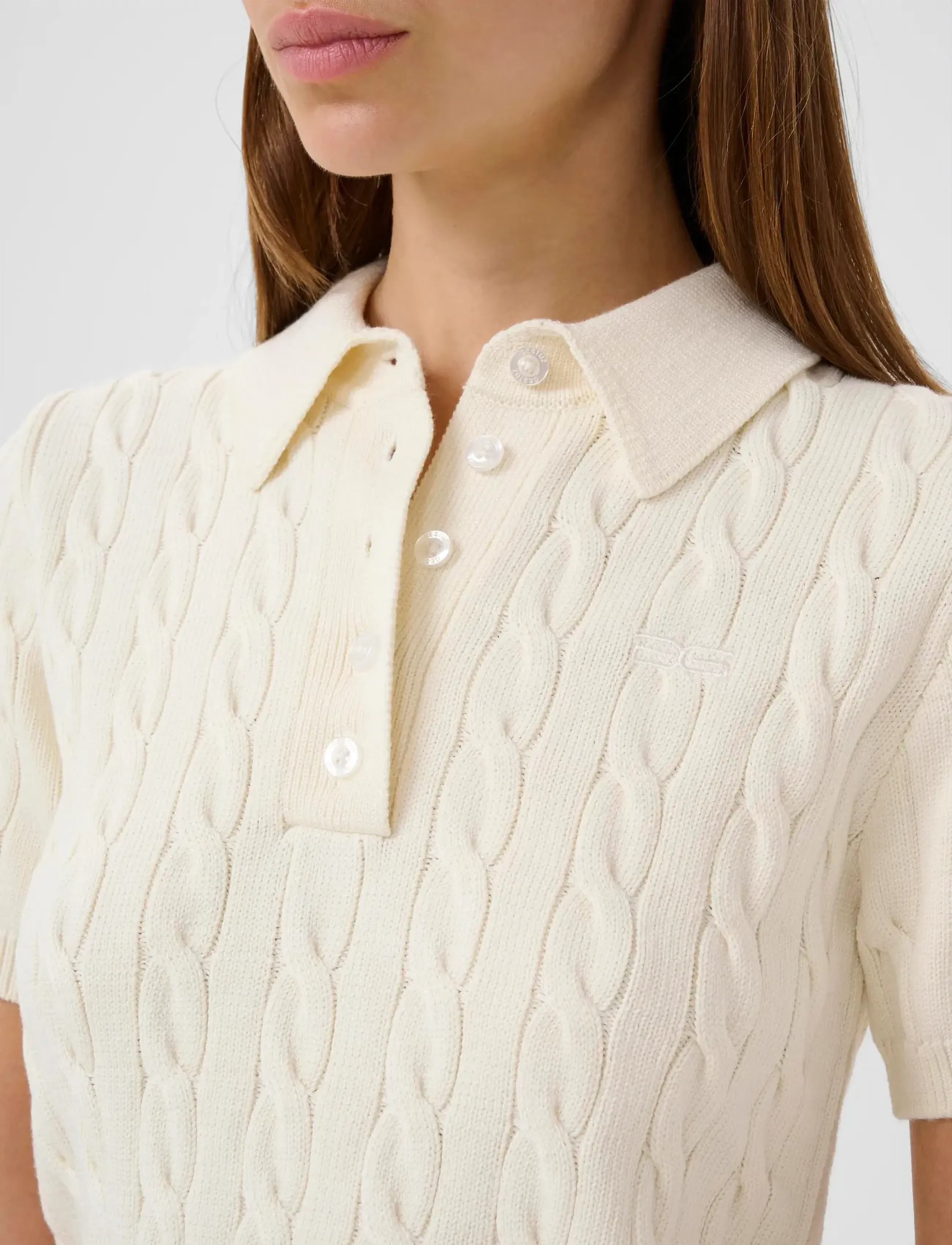 Gestuz - GZthilla polo pullover - pullover - egret - 5