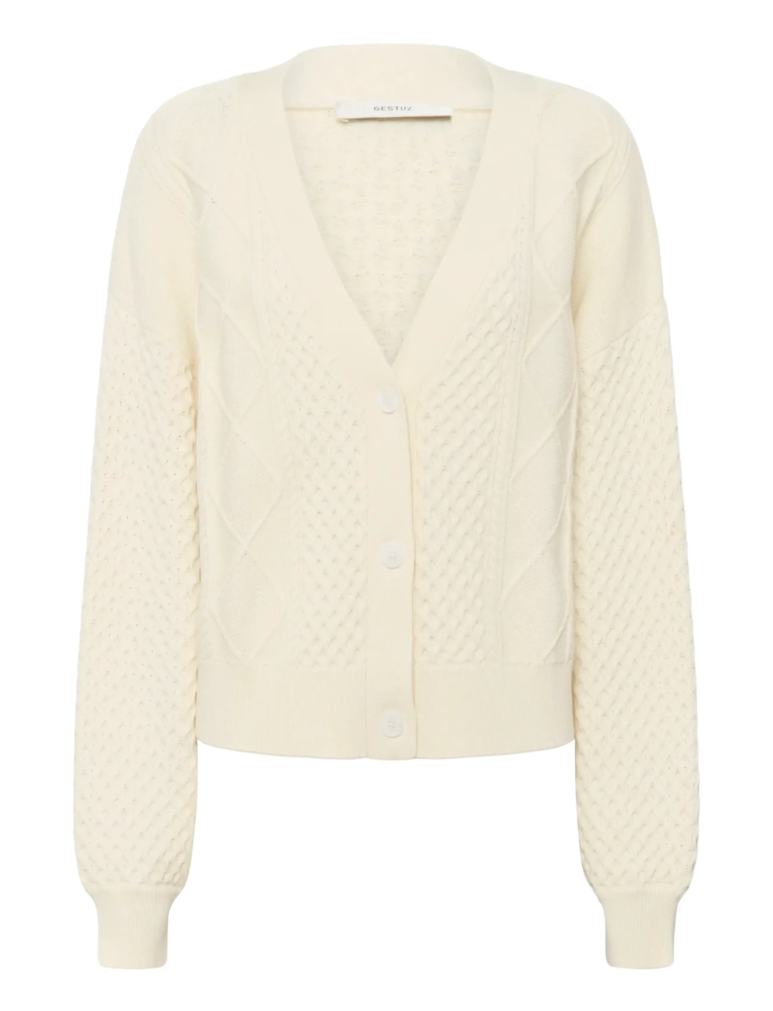 Gestuz GZthilla cardigan - Cardigans - EGRET / cream