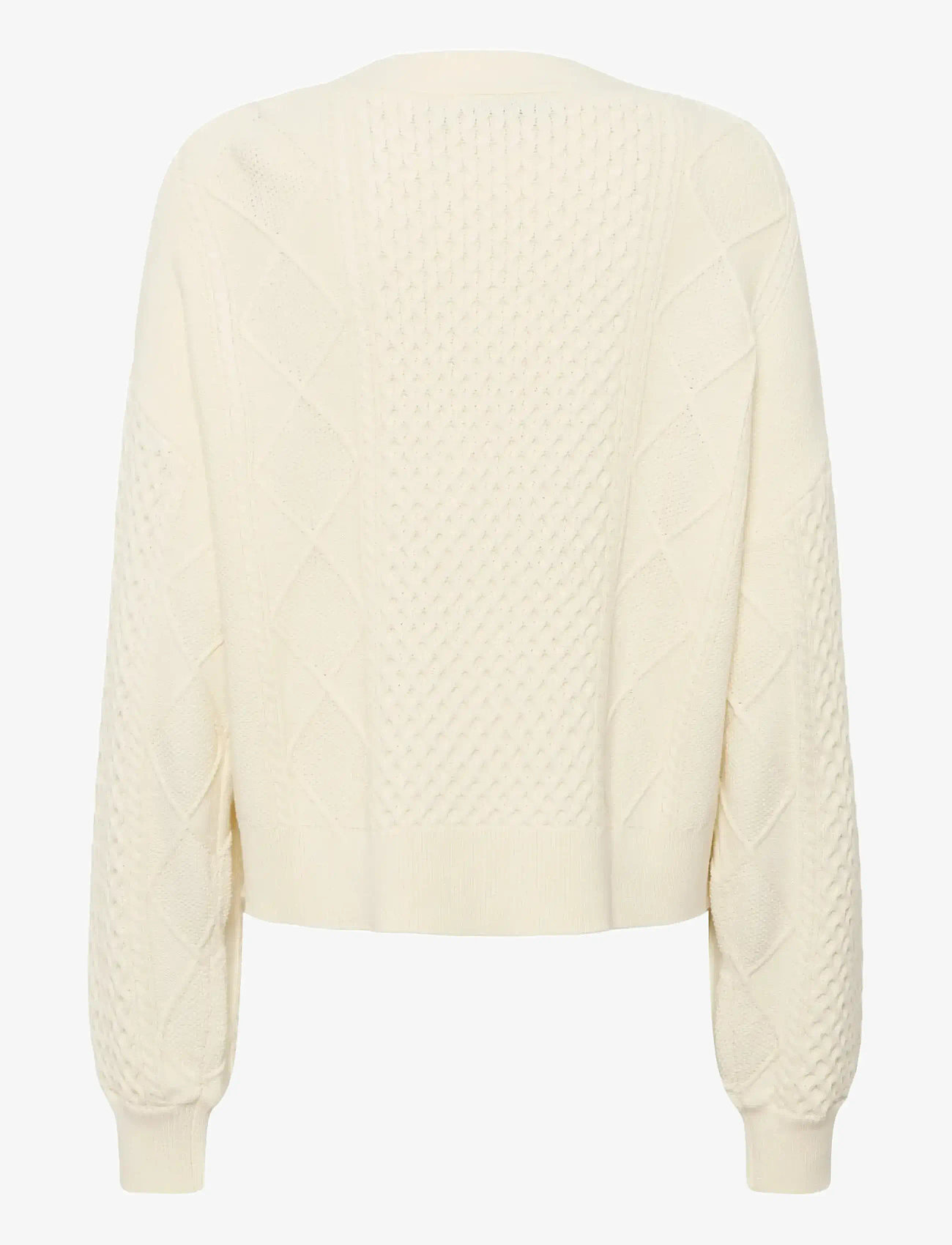 Gestuz - GZthilla cardigan - koftor - egret - 2