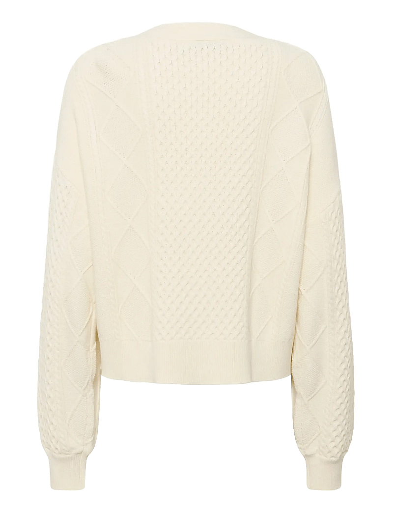 Gestuz - GZthilla cardigan - koftor - egret - 2