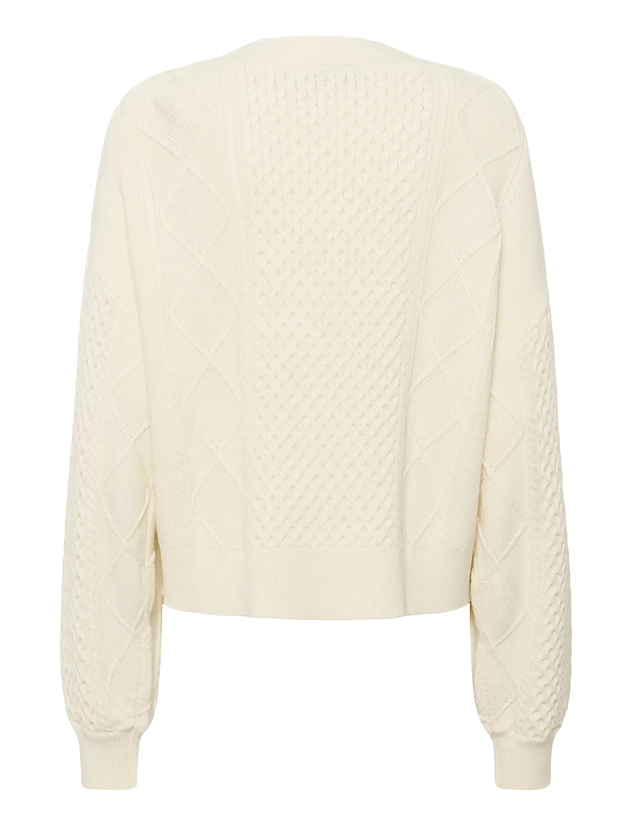 Gestuz - GZthilla cardigan - cardigans - egret - 2