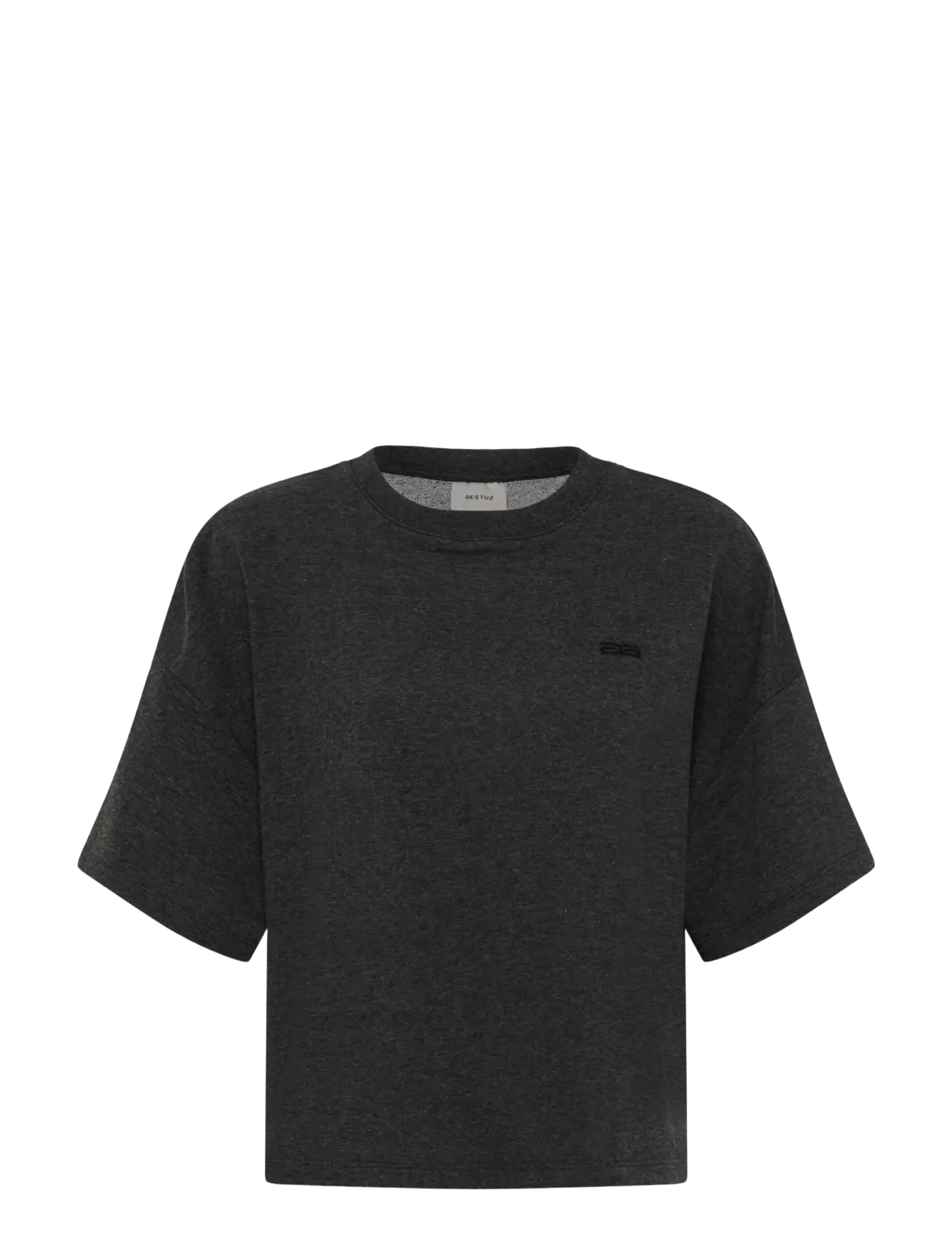 Gestuz GZgilsa sweat tee - Kläder - DEEP GREY MELANGE / grey