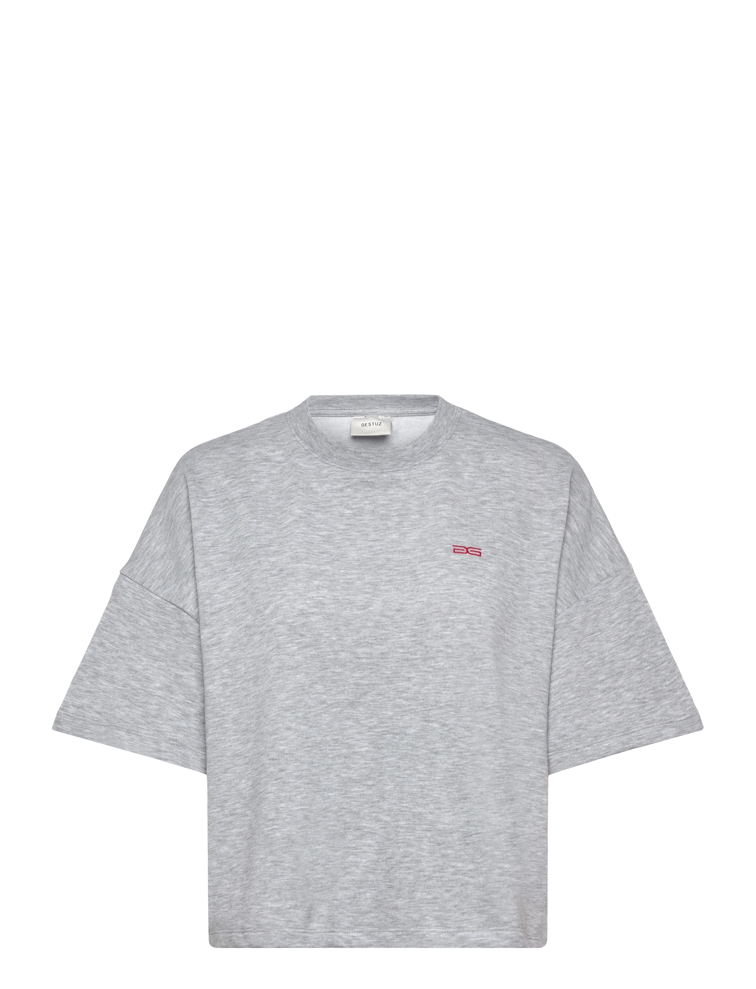 Gestuz GZgilsa sweat tee - Sweatshirts - ULTRA LIGHT GREY MÉLANGE / grey