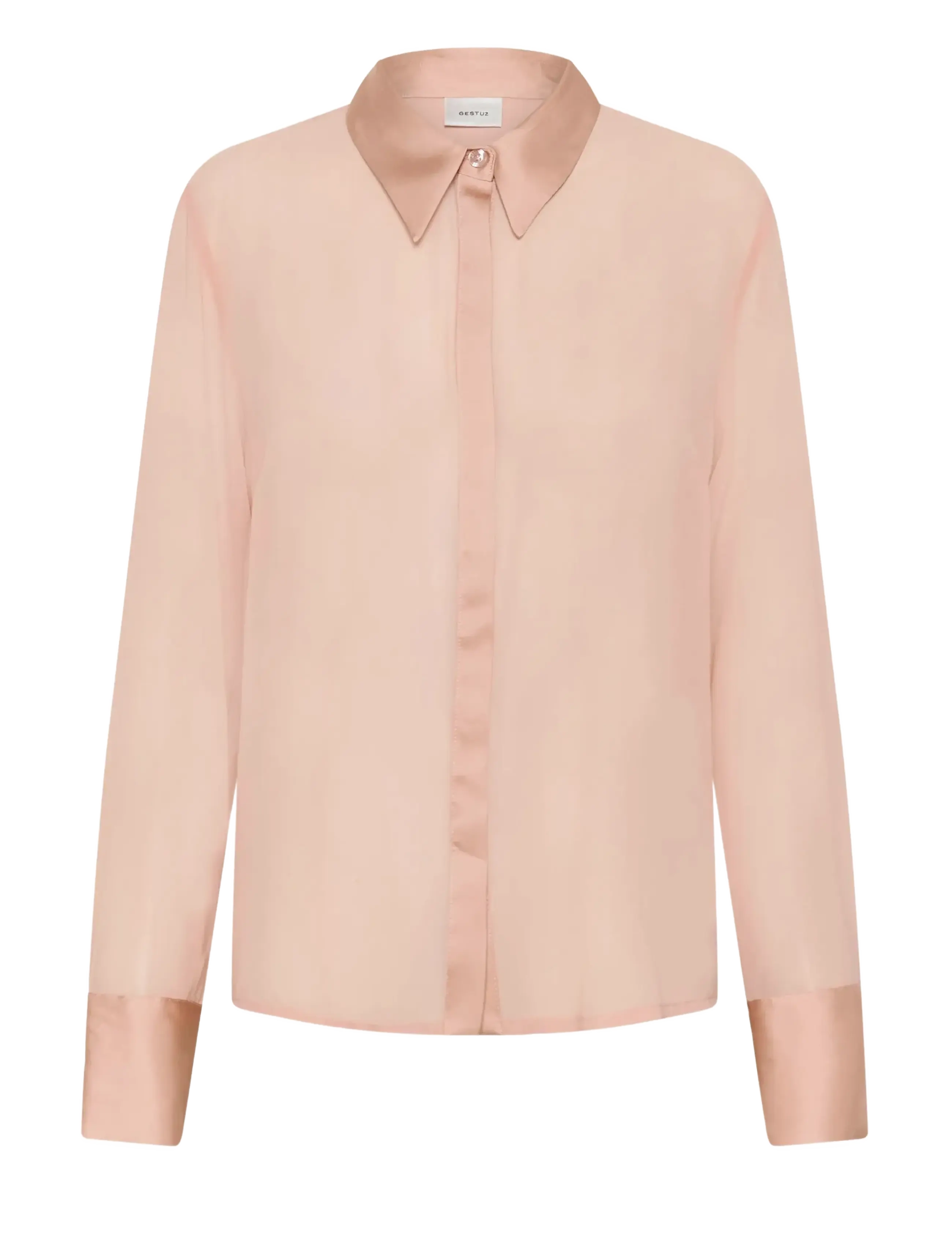 Gestuz GZchif shirt - Bluser - MAPLE SUGAR / pink/rose