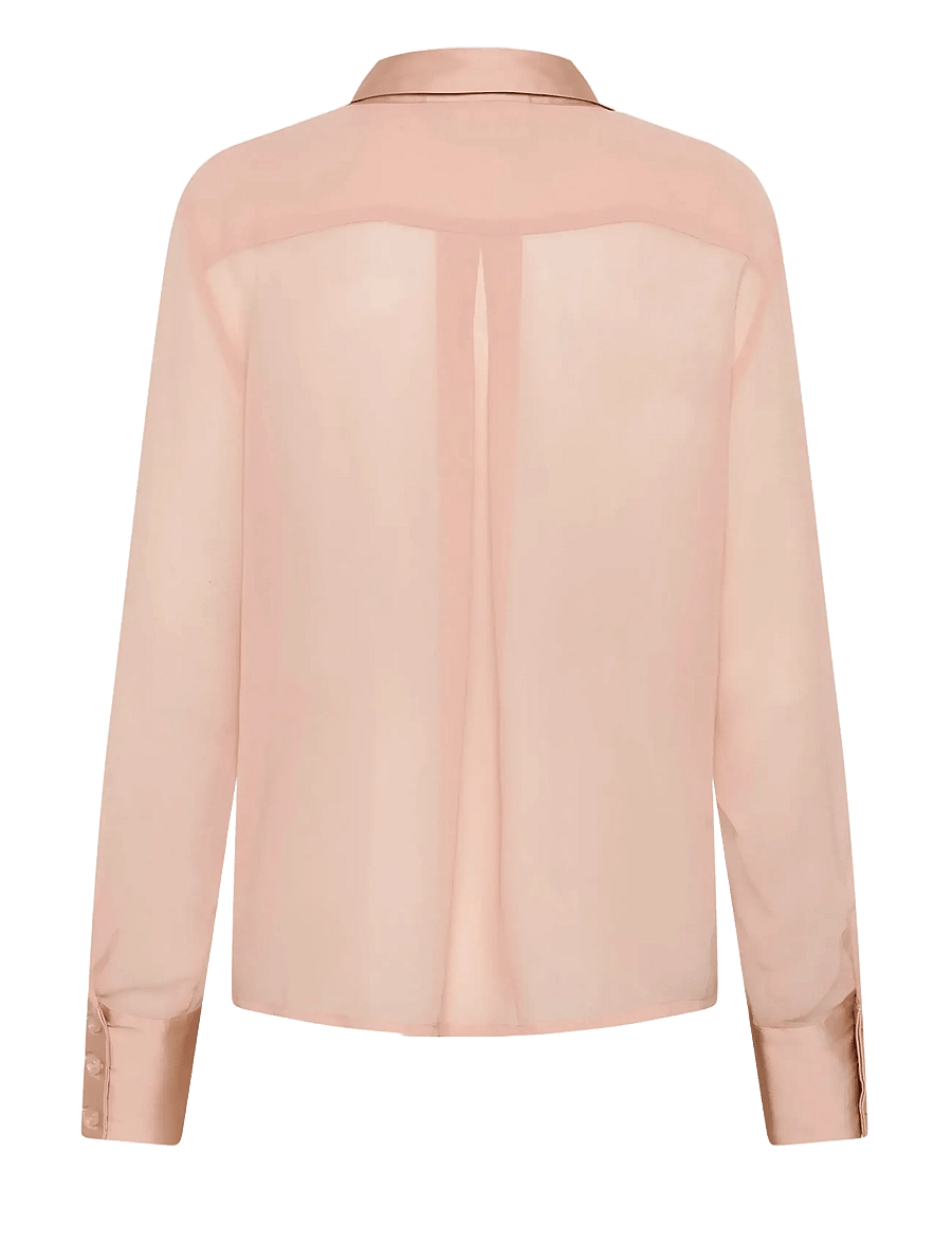 Gestuz - GZchif shirt - pikkade varrukatega särgid - maple sugar - 2