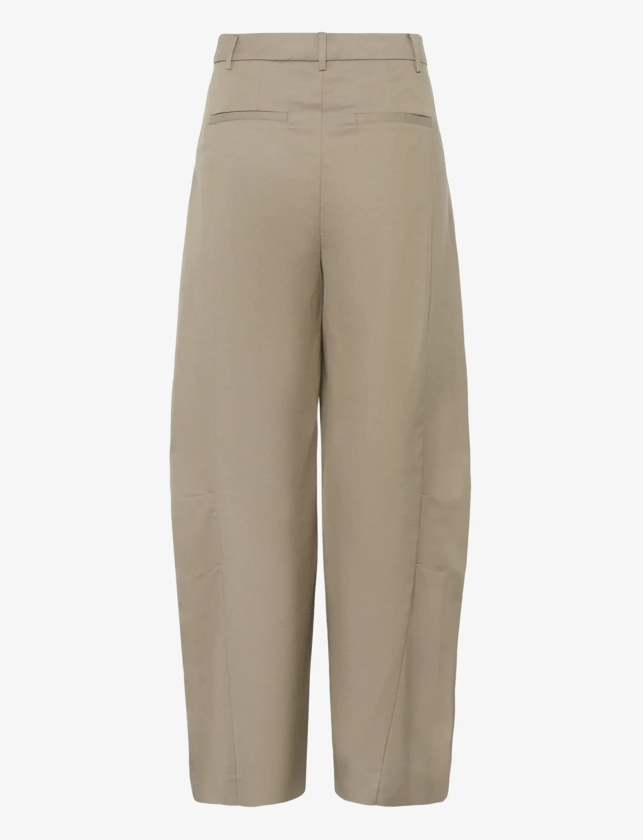 Gestuz - GZnella MW pants - barrel-hosen - olive sand melange - 2