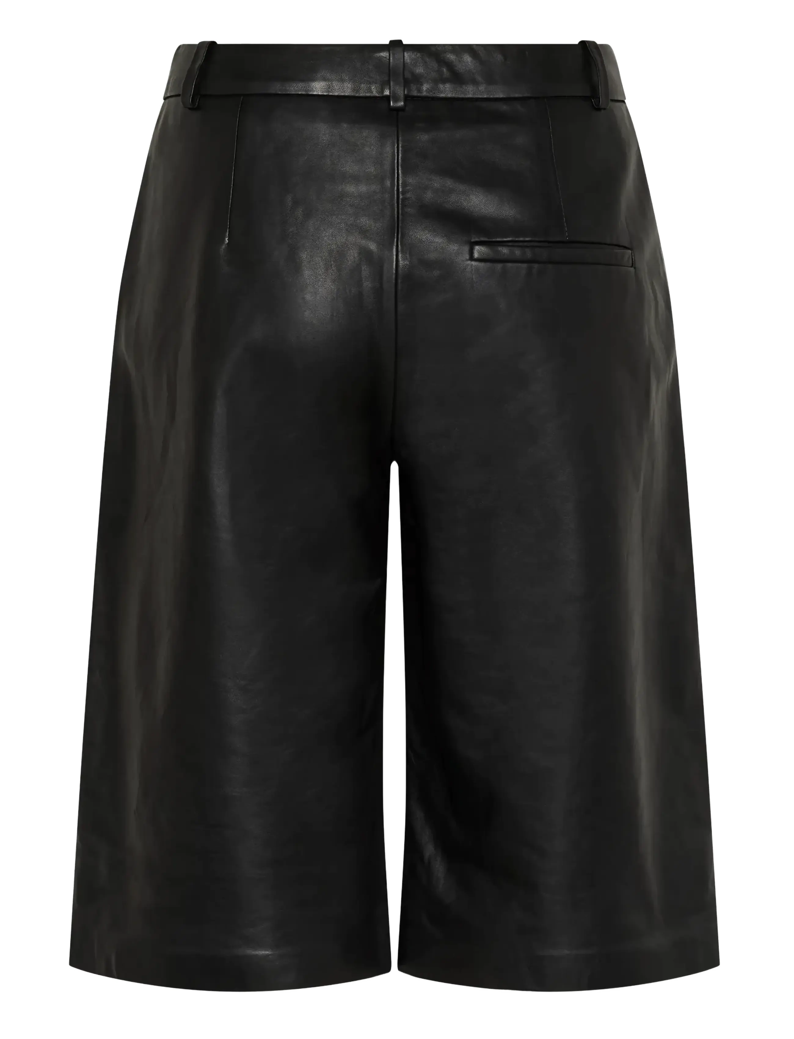 Gestuz - GZallis MW shorts - short en cuir - black - 2