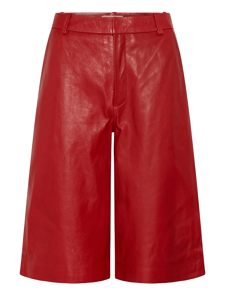 Gestuz - GZallis MW shorts - lühikesed nahkpüksid - tomato - 1