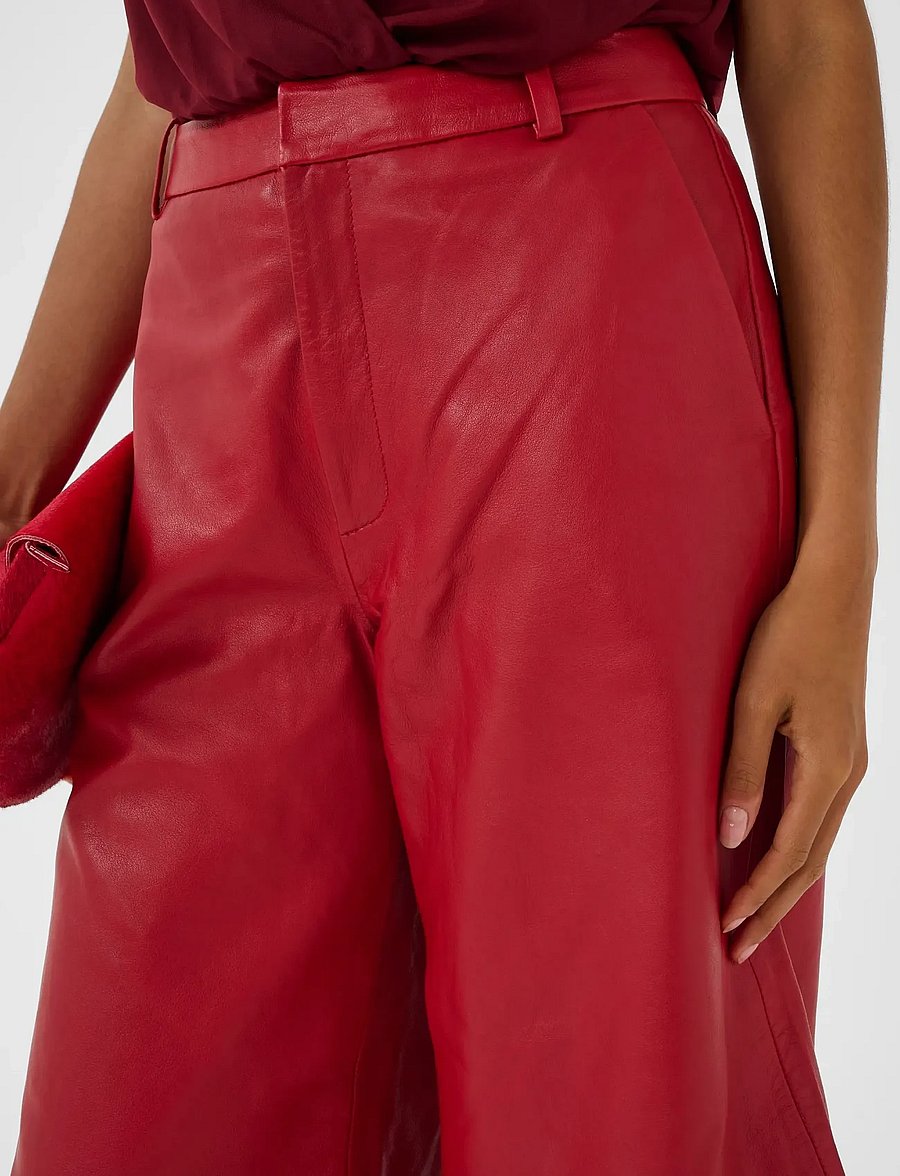 Gestuz - GZallis MW shorts - lühikesed nahkpüksid - tomato - 5