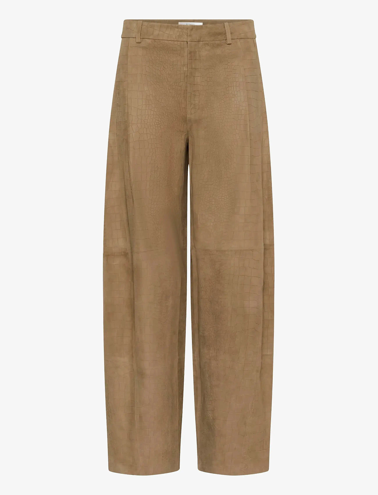 Gestuz - GZestelle MW pants - lederhosen - ermine - 1