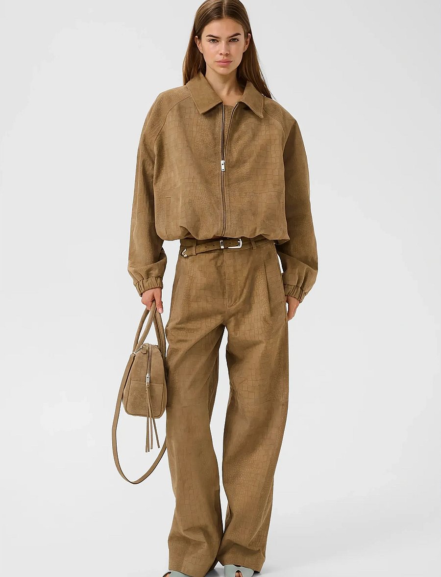 Gestuz - GZestelle MW pants - skinnbyxor - ermine - 3
