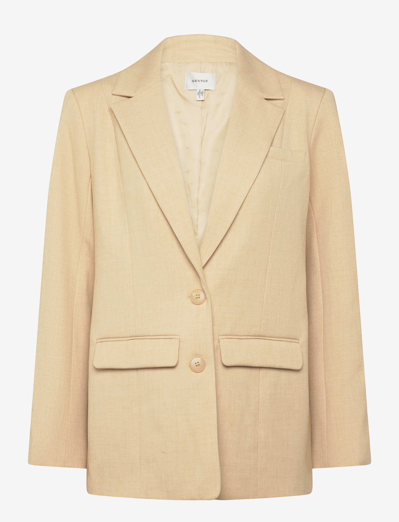 Gestuz - GZstacy blazer - peoriided outlet-hindadega - pale hay melange - 1