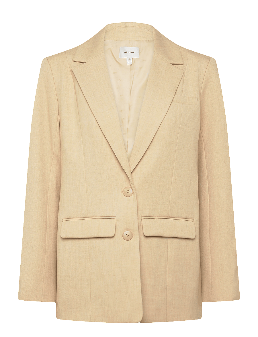 Gestuz - GZstacy blazer - einreihige blazer - pale hay melange - 1