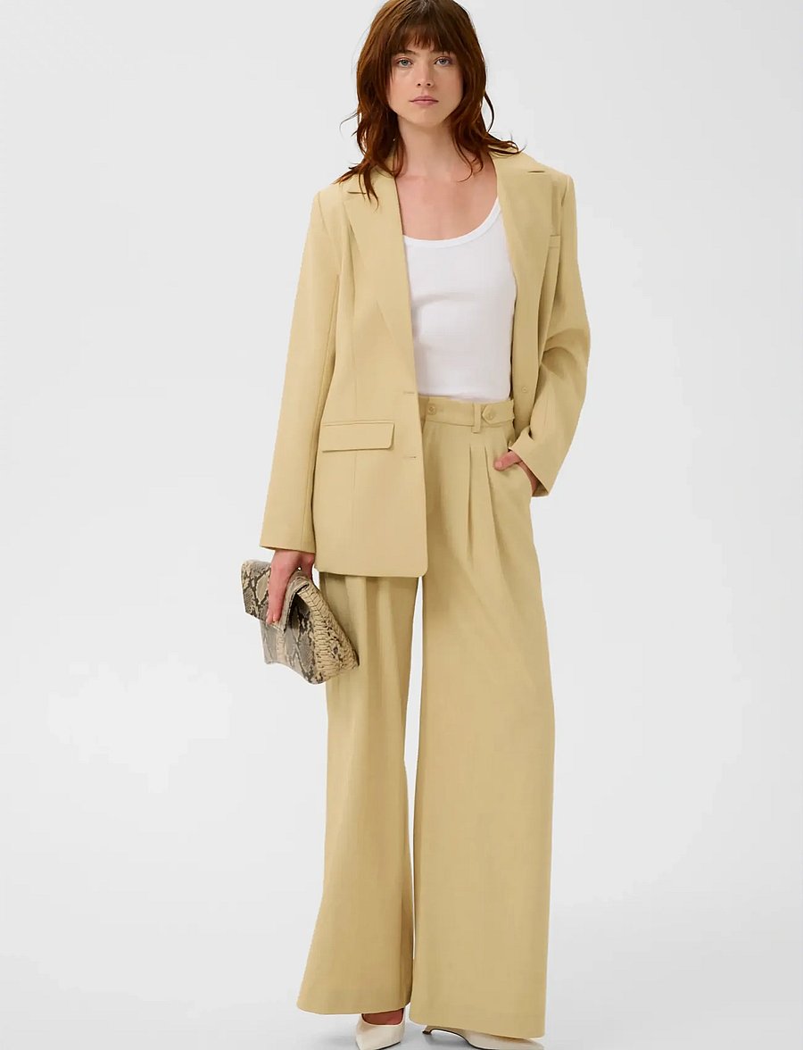 Gestuz - GZstacy blazer - einreihige blazer - pale hay melange - 3