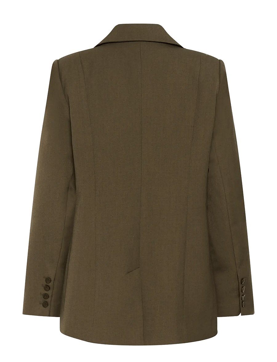 Gestuz - GZstacy blazer - single breasted blazers - slate black melange - 1