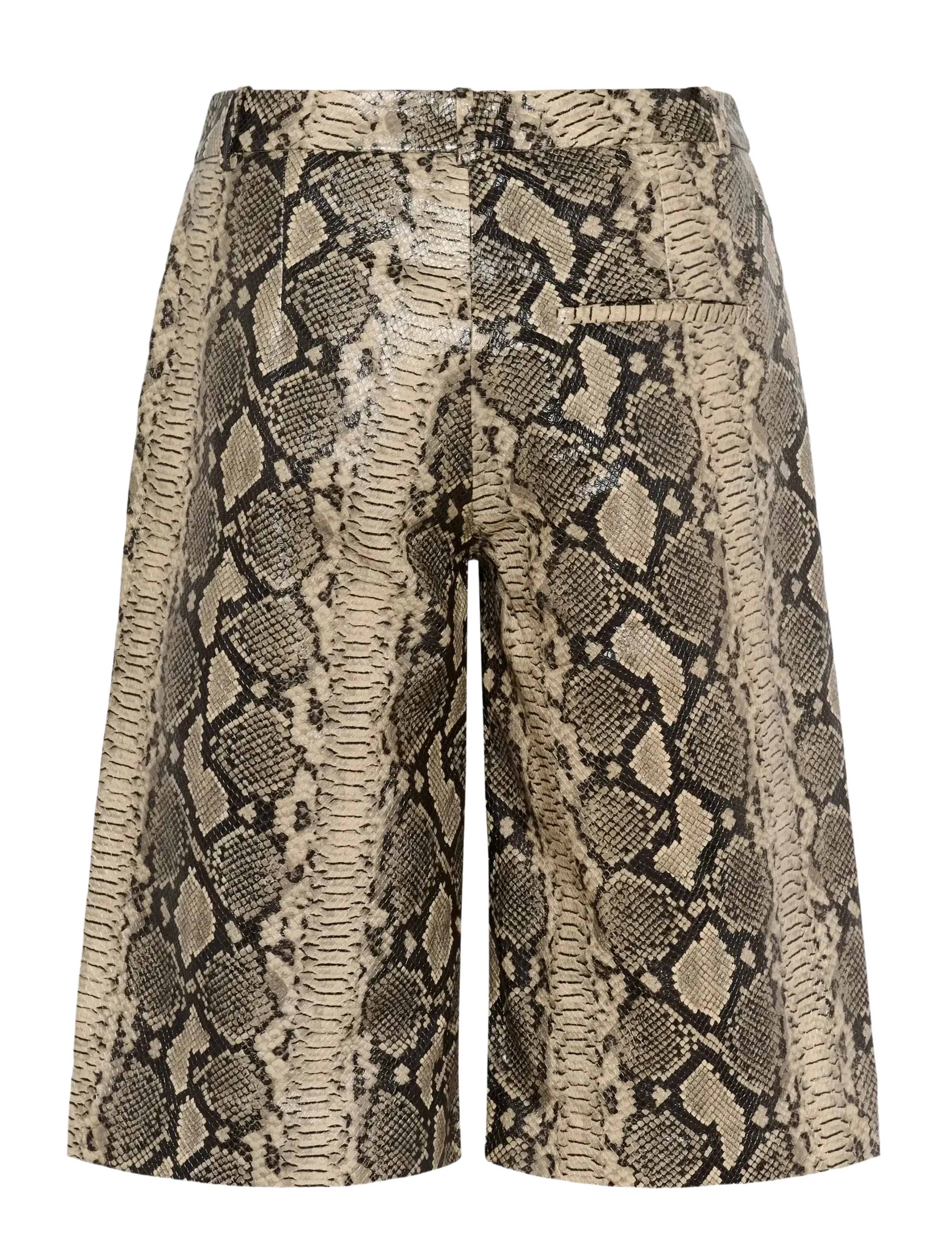 Gestuz - GZallis MW snake shorts - jupes-culottes - pale khaki snake - 2