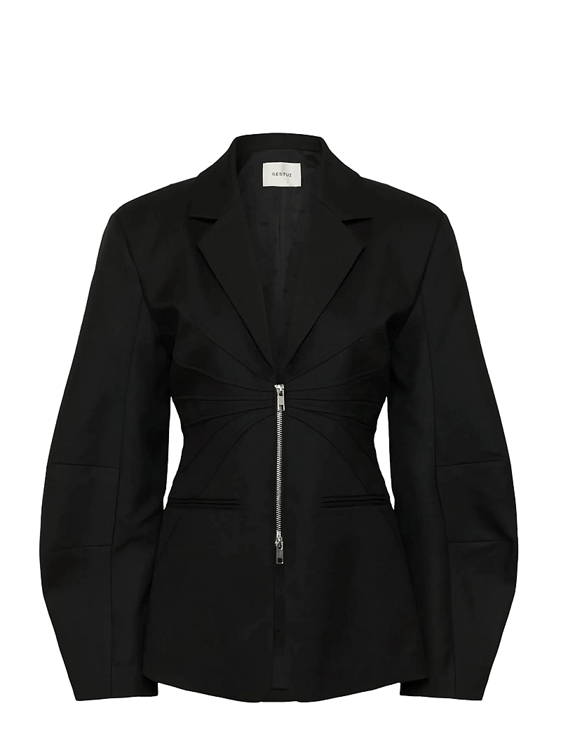 Gestuz - GZtitta blazer - enkelknäppta kavajer - black - 1