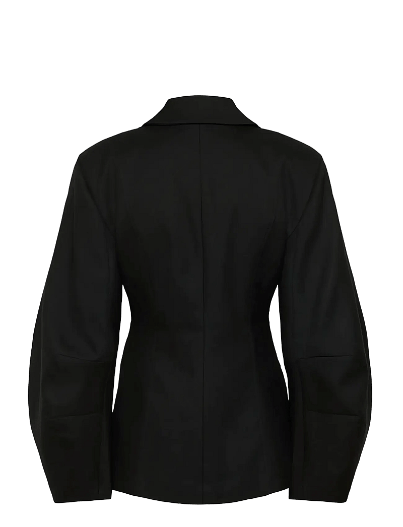 Gestuz - GZtitta blazer - enkelknäppta kavajer - black - 2