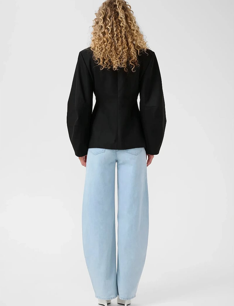 Gestuz - GZtitta blazer - enkelknäppta kavajer - black - 4