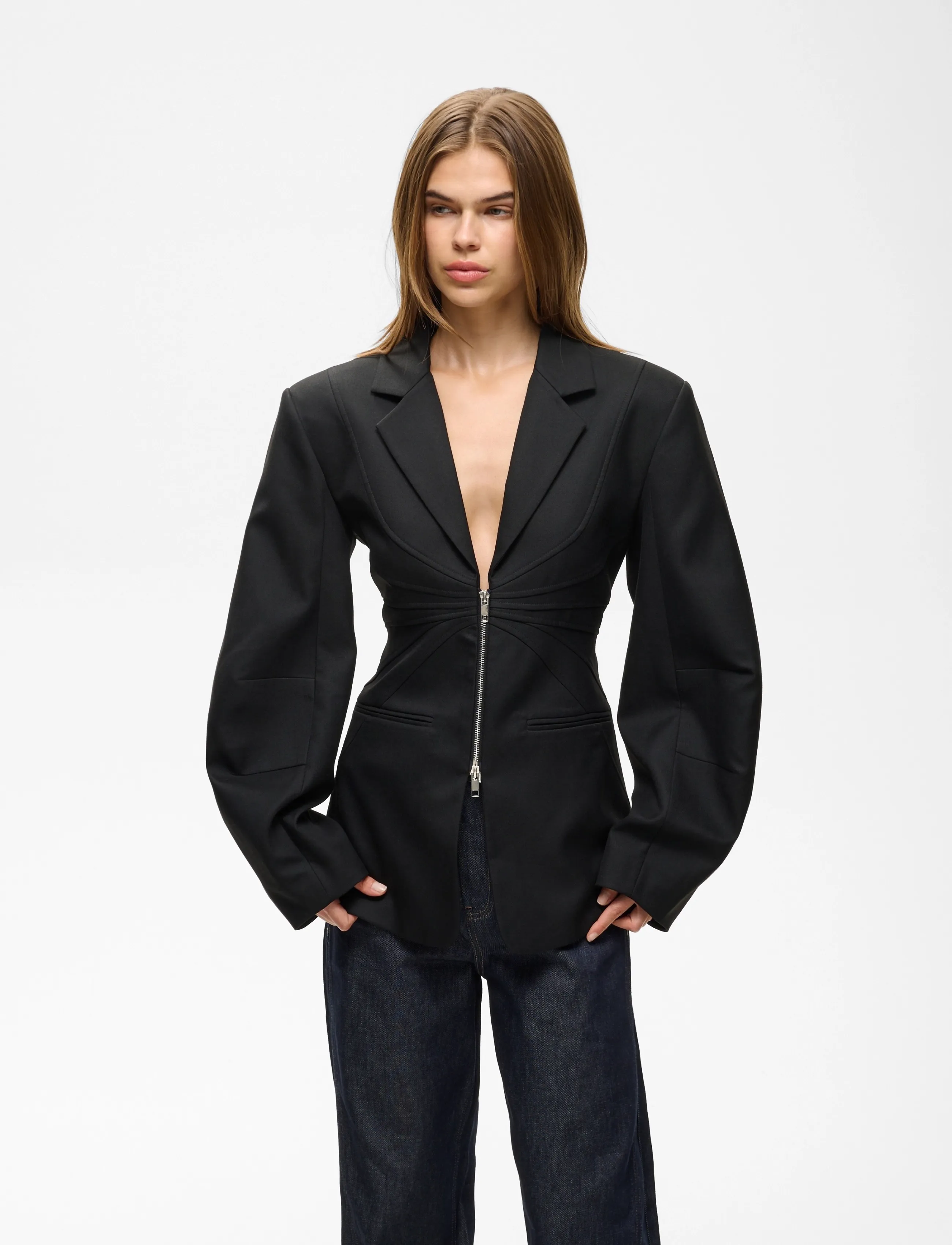 Gestuz - GZtitta blazer - festkläder till outletpriser - black - 4