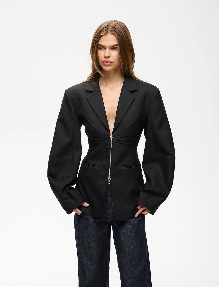 Gestuz - GZtitta blazer - Üherealised pintsakud - black - 4